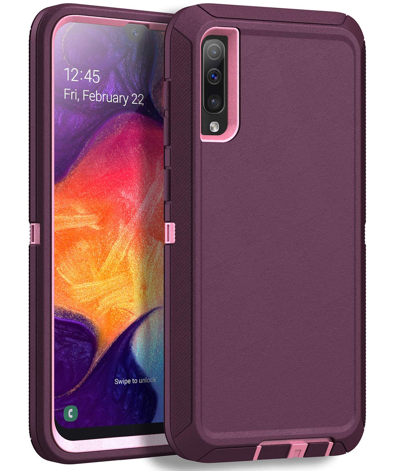 MXX Heavy Duty Compatible Case Made for Samsung Galaxy A50 - (No Screen Protector) Drop Protection Tough Case for Your Galaxy A5