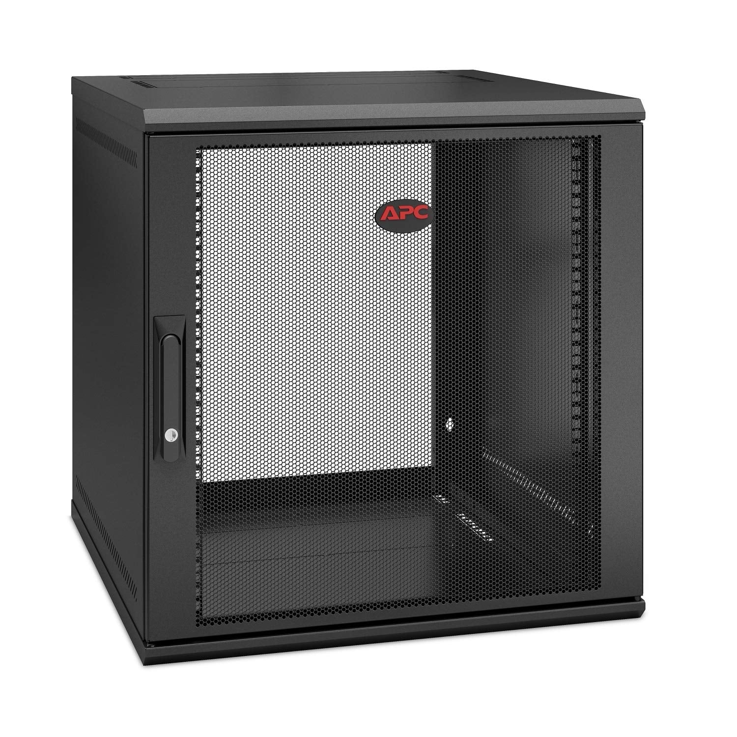Apc Netshelter 12U Wallmount Rack Enclosure Server Cabinet, Ar112Sh6, Single Hinged, Switch Depth 400Mm Deep