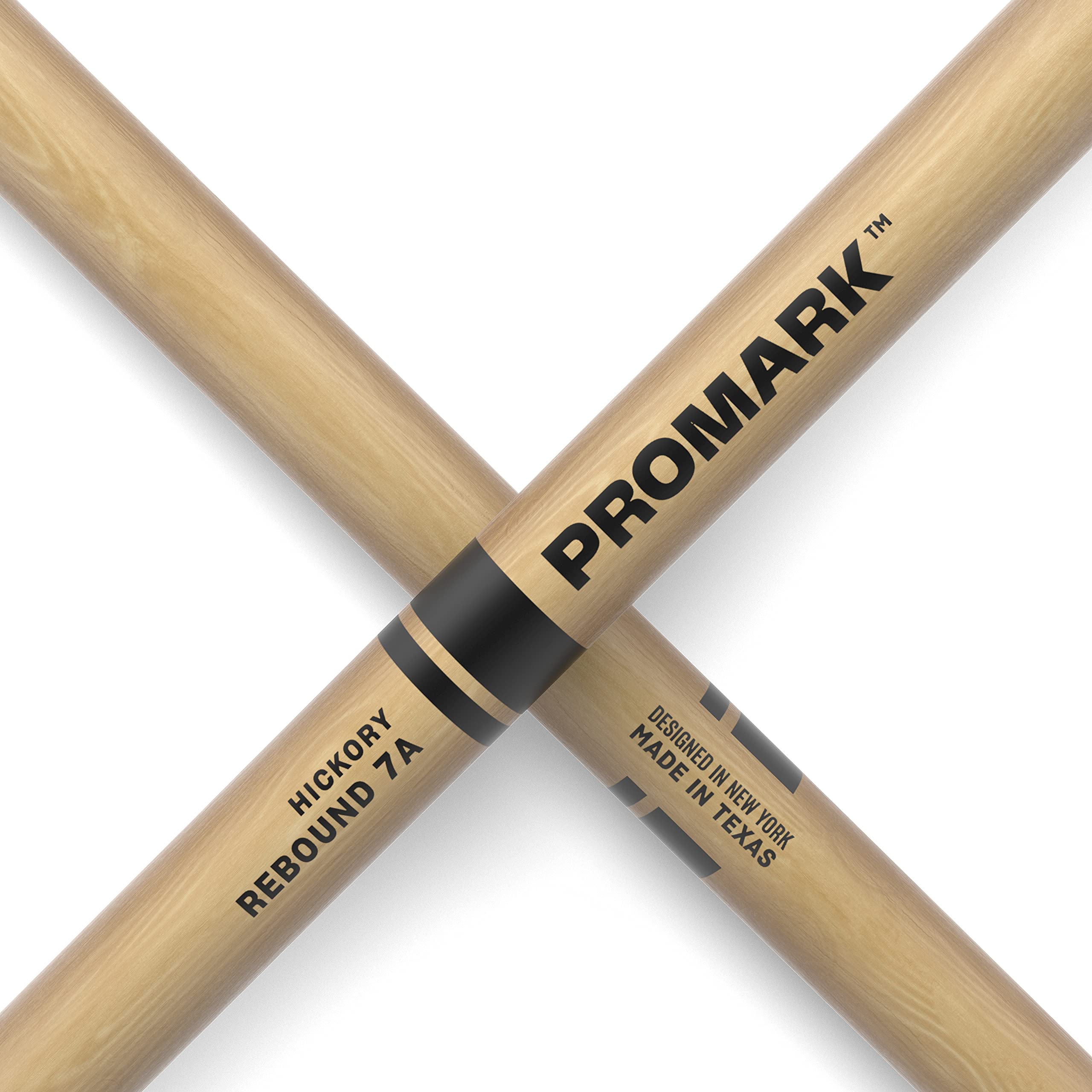 Promark Drum Sticks   Rebound 7A Drumsticks   Drum Sticks Set   Acorn Wood Tip For Larger Sweet Spot   Hickory Drum Sticks   Con