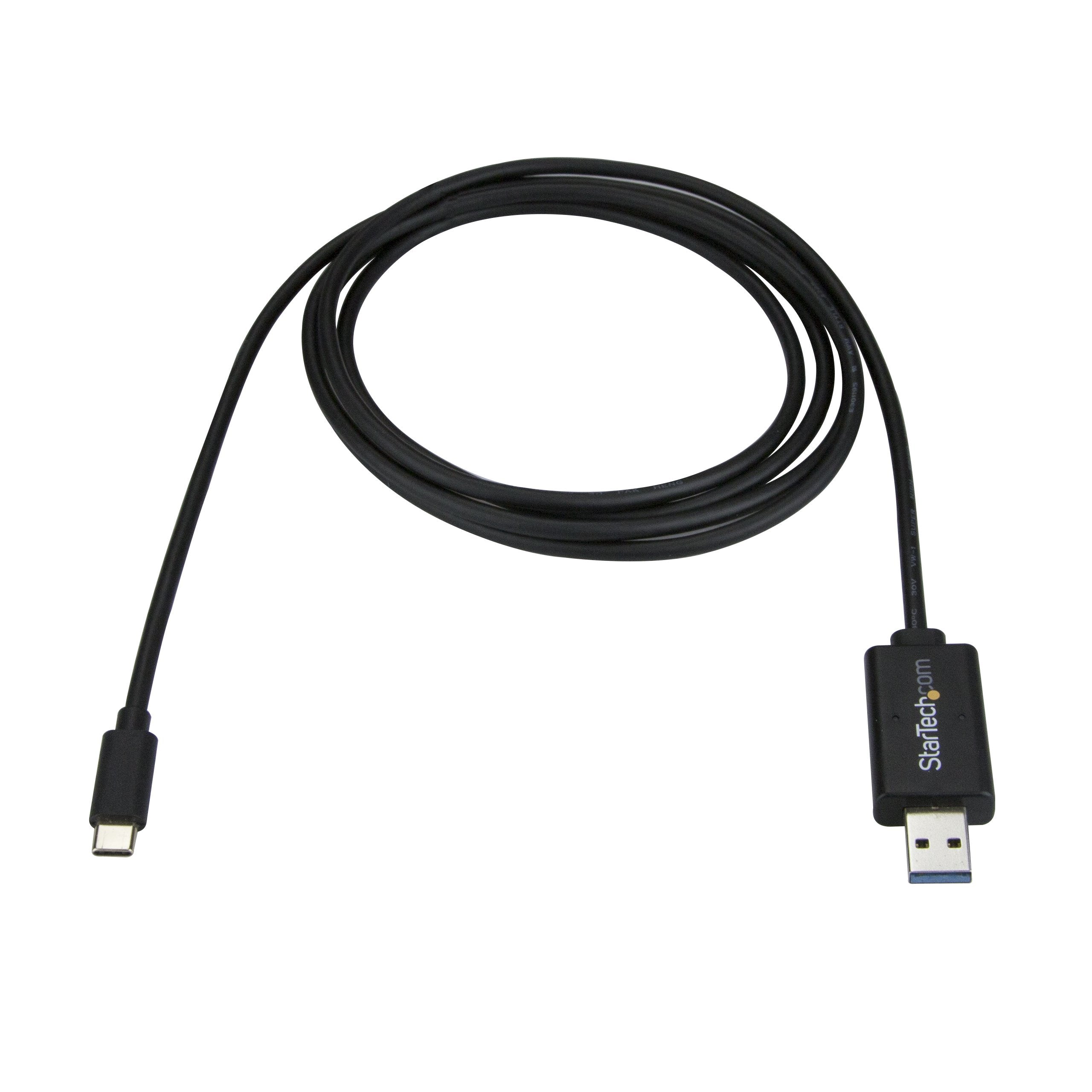 Startech.Com Usb C To Usb Data Transfer Cable   Mac/Windows   Usb 3.0   Windows Easy Transfer Cable   Mac Data Transfer (Usbc3Li