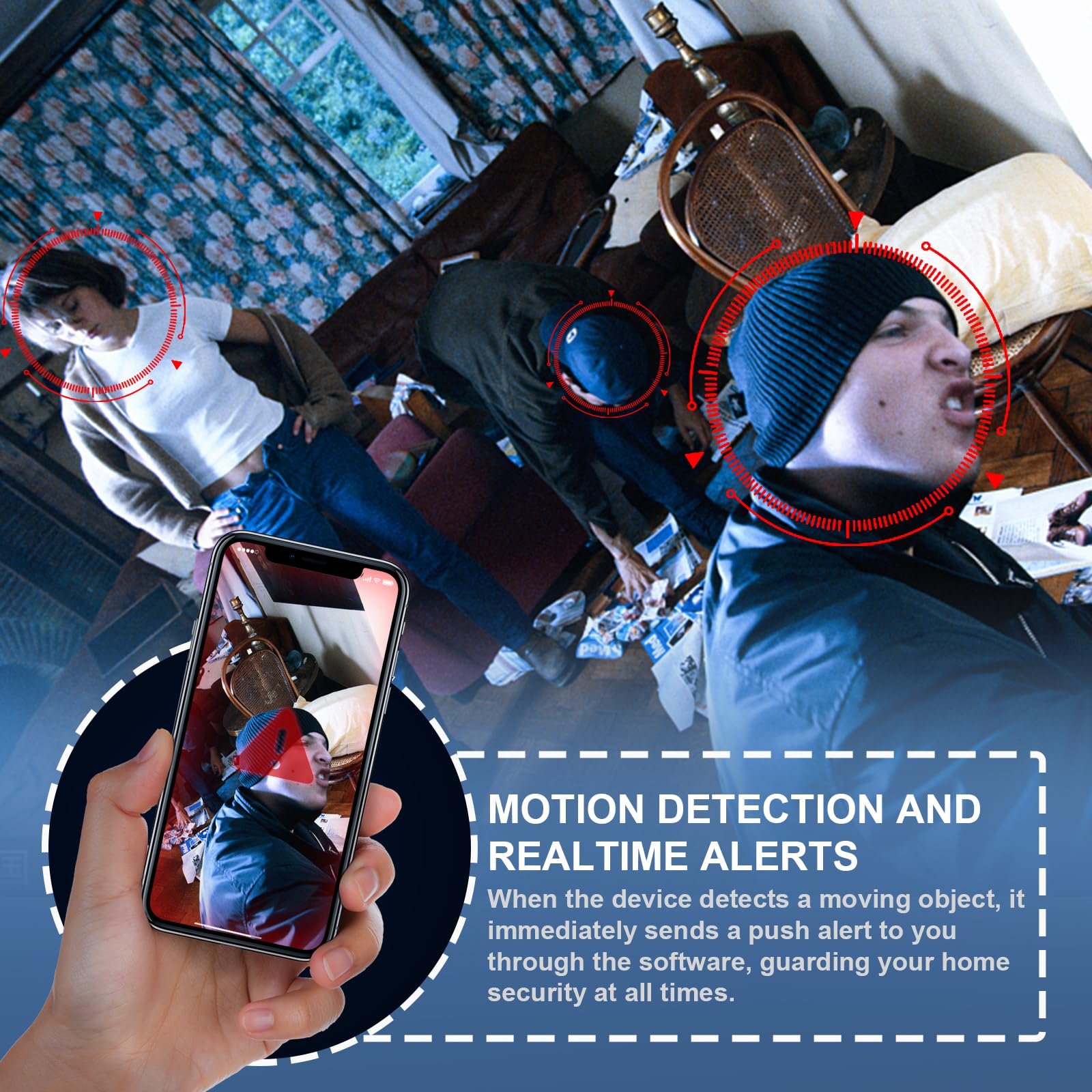 Lizvie Usb C Cameras Charger 170 Wide Angle Charger Camera With Free App/Night Vision/Motion Detection/App Remote Control/Fast C