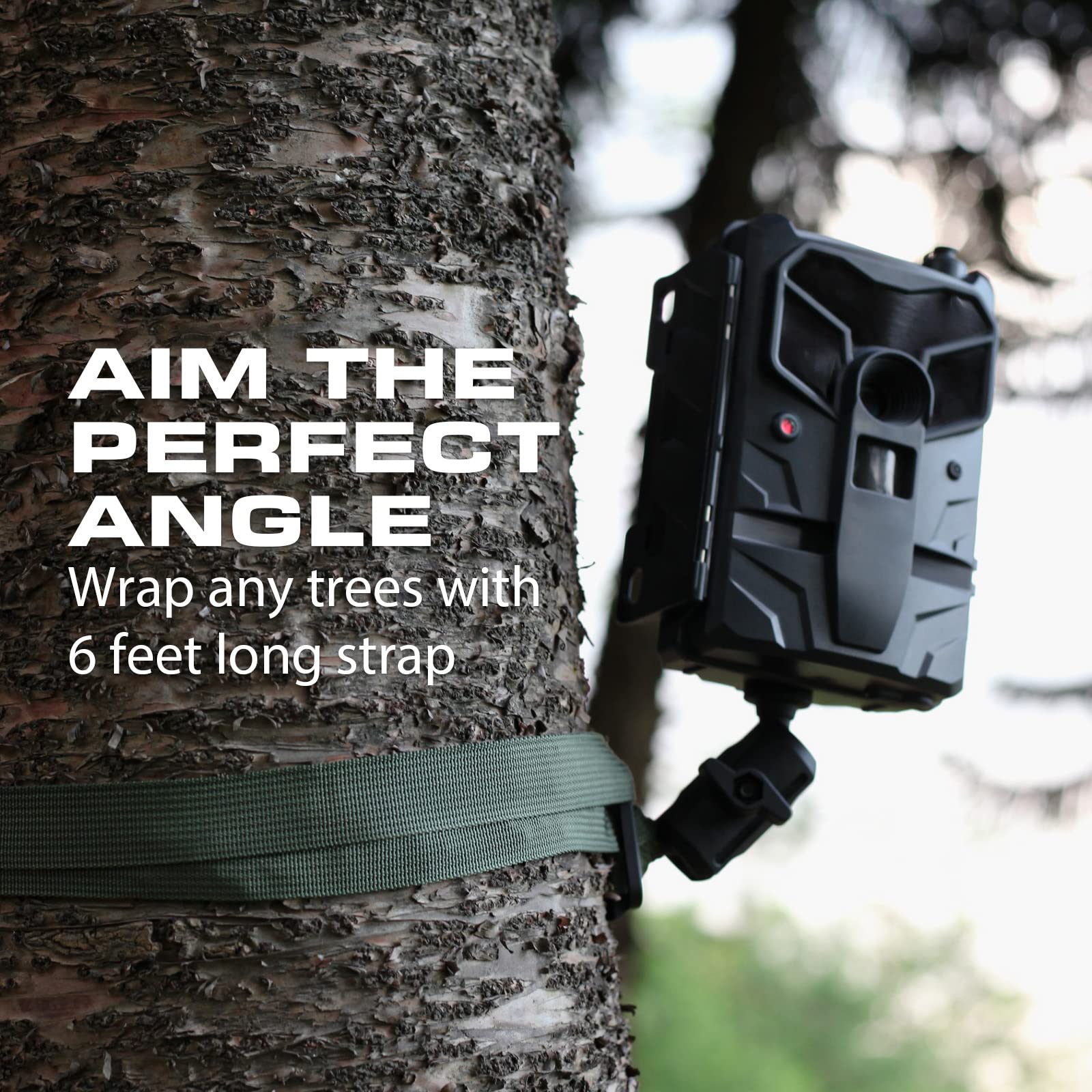 Upperosey Treedude4 Trail Camera Mounting Bracket, Alloy & Built-To-Last Hunting Gear Accessory For Outdoor, Trail Cam Mount W/