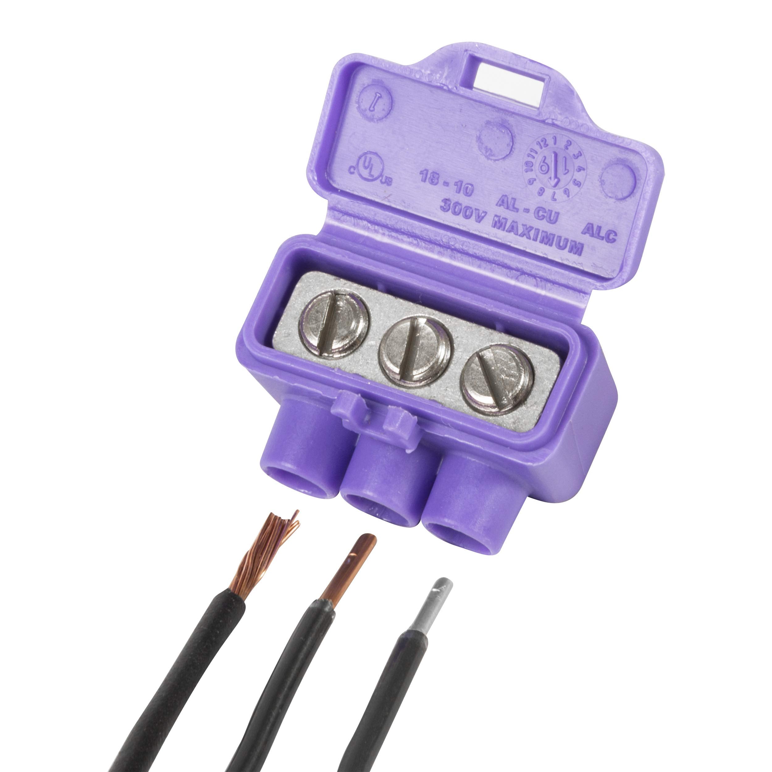 King Innovation 95145 Alumiconn Wire Connector, 1000 Pk, Purple, Count