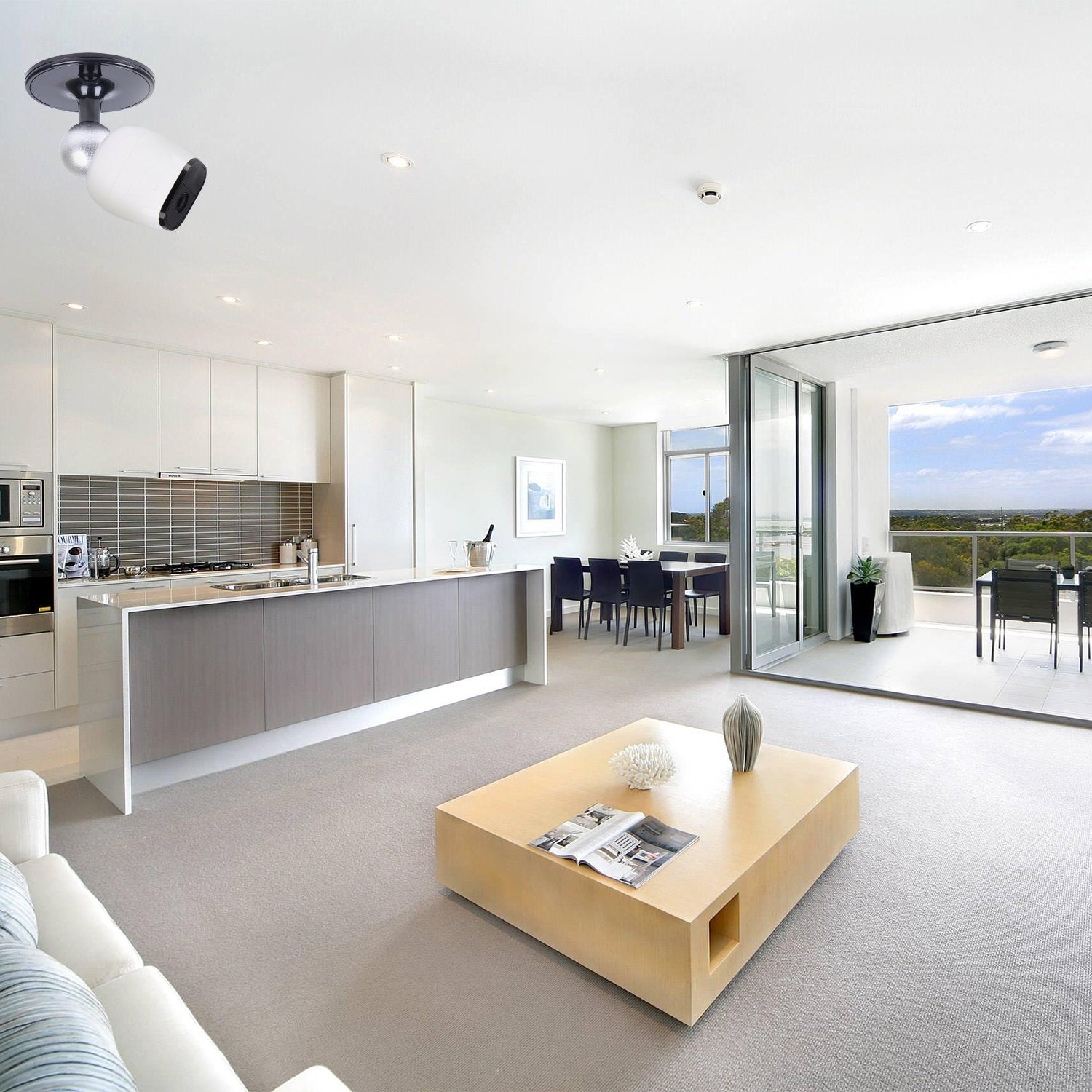 Suptig Security Wall Mount Mounting Bracket Adjustable Mount Outdoor Indoor For Arlo Pro Arlo Arlo Pro 2 (2 Pack White And Black