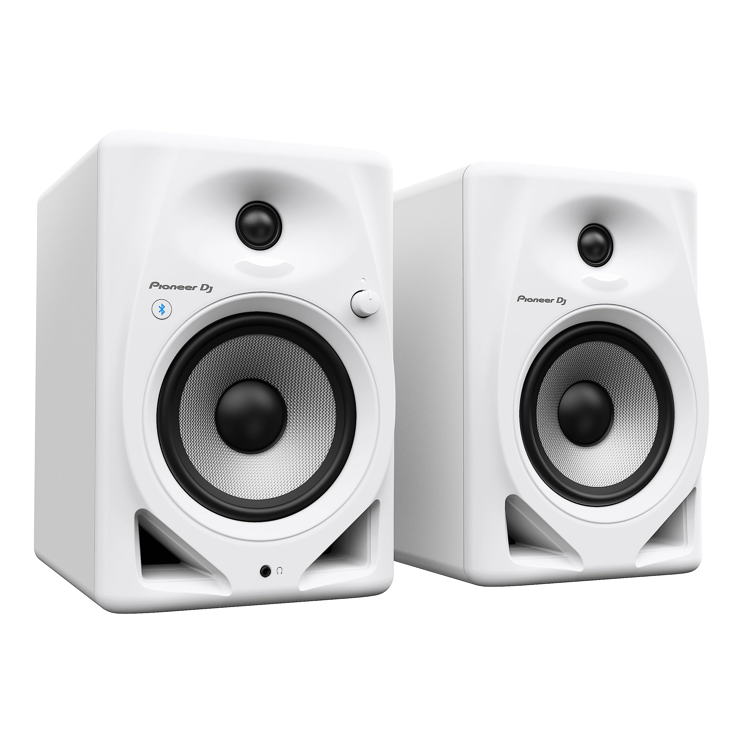 Pioneer Dj Dm 50D Bt W 5 Inch Desktop Active Monitor Speaker Pair With Bluetooth   White