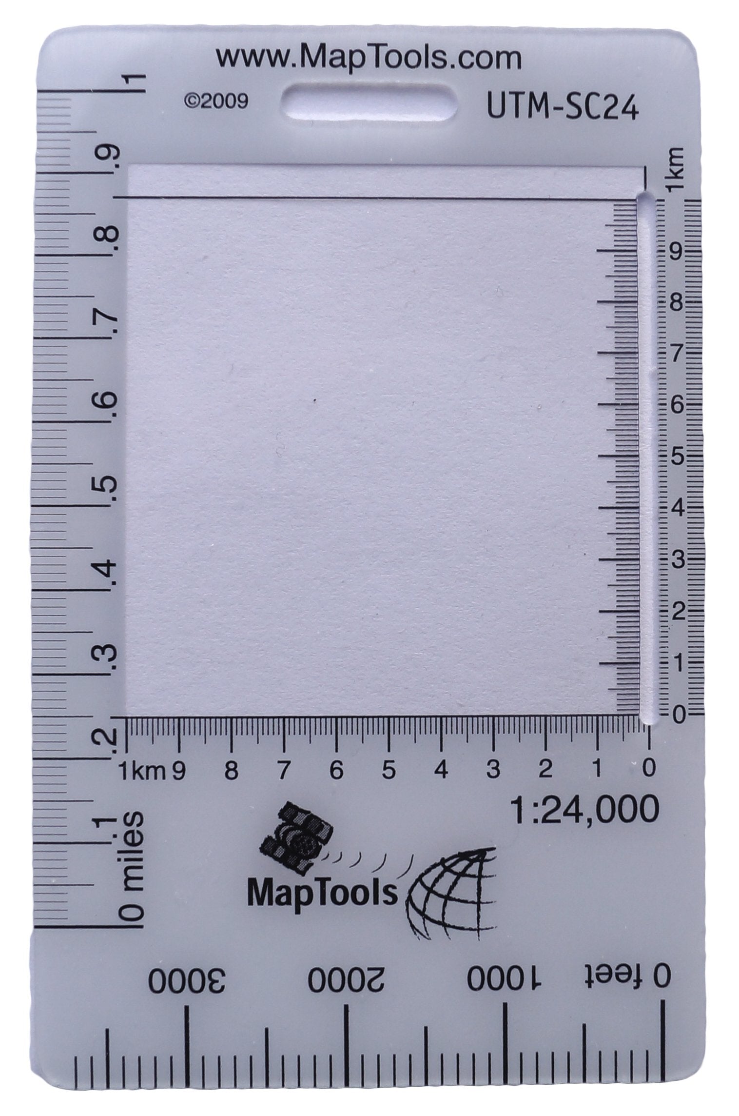 1:24,000 Credit Card Sized Utm Slot Tool