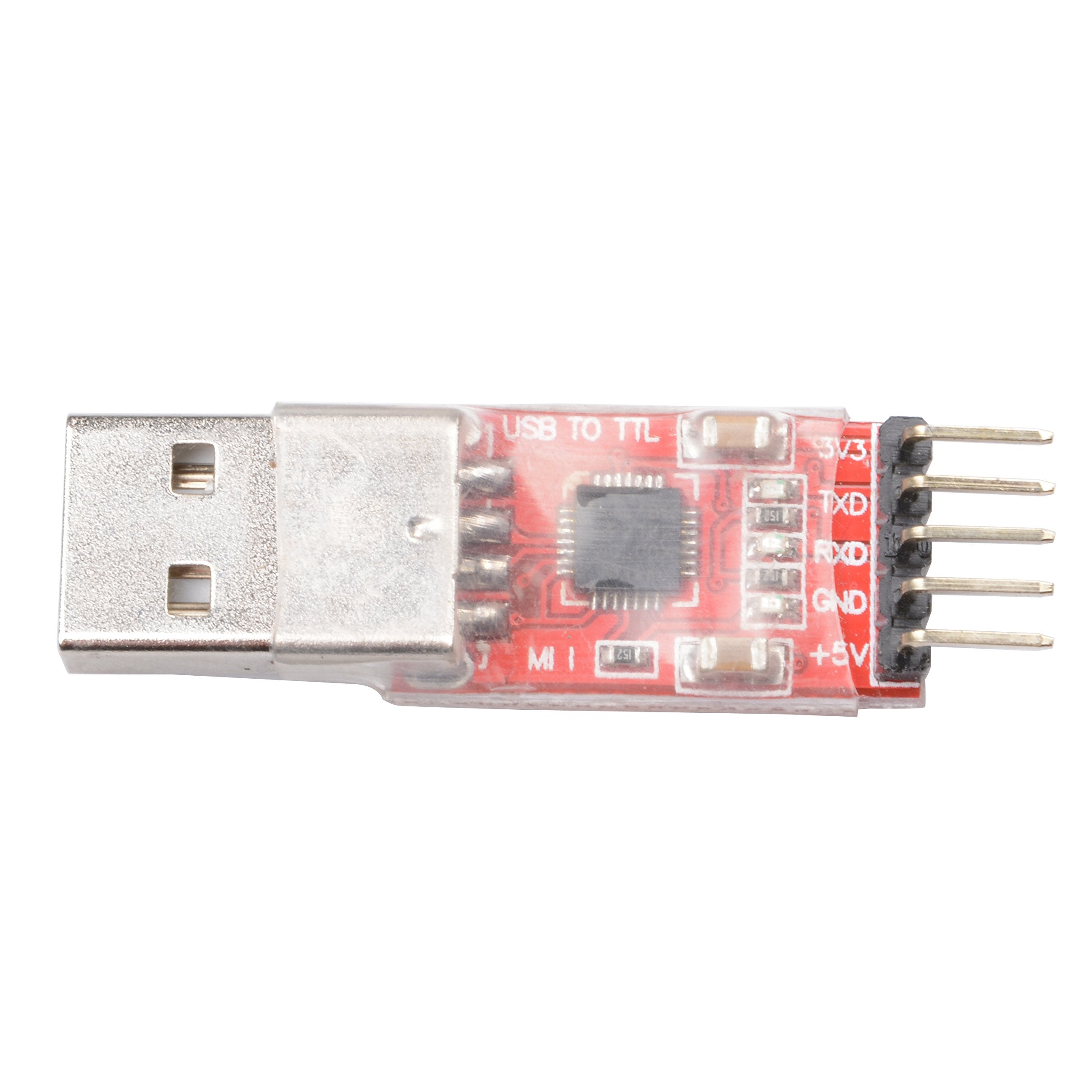 Qunqi Cp2102 Module Stc Download Cable Usb 2.0 To Ttl 5Pin Serial Converter