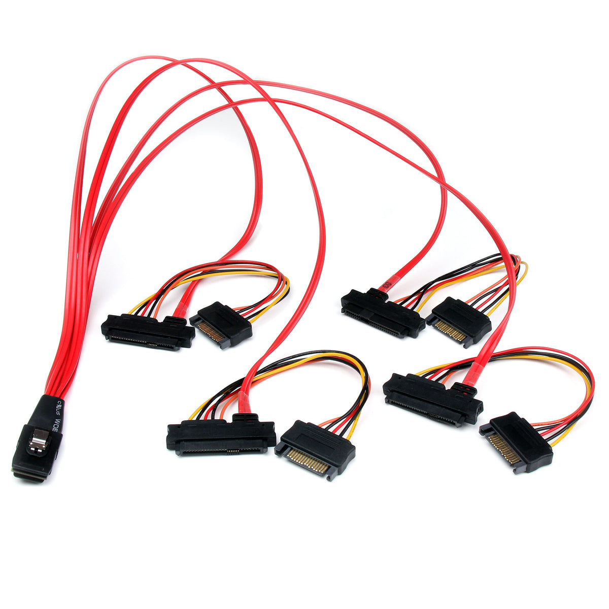 Startech.Com 50Cm Internal Serial Attached Scsi Mini Sas Cable   Sff8087 To 4X Sff8482   Internal Mini Sas Cable (Sas808782P50) 