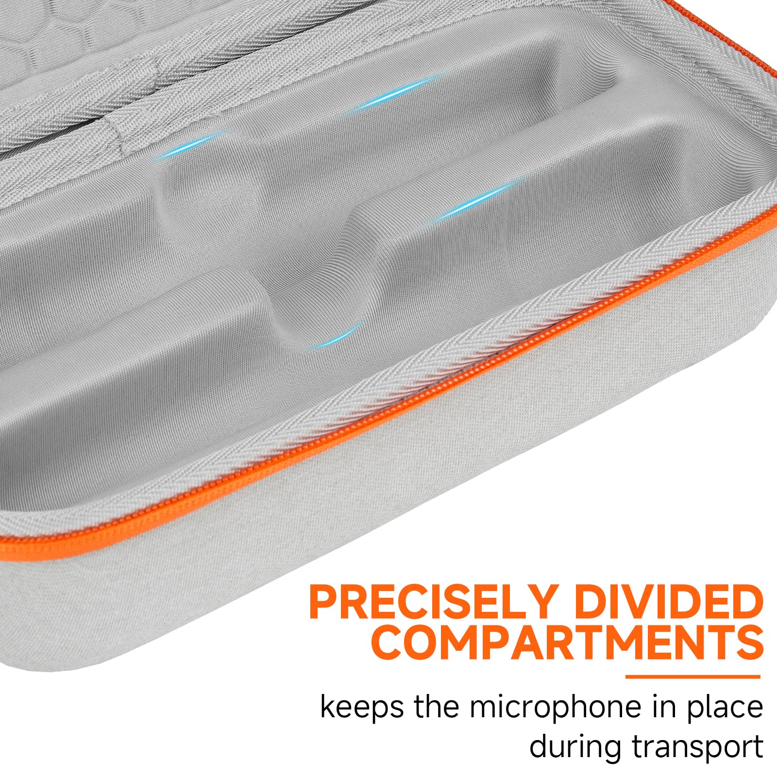 Wireless Microphone Case Compatible With Jbl Partybox Wireless Mic - 2X Digital Wireless Microphones,Protable Mic Travel Bag Sto