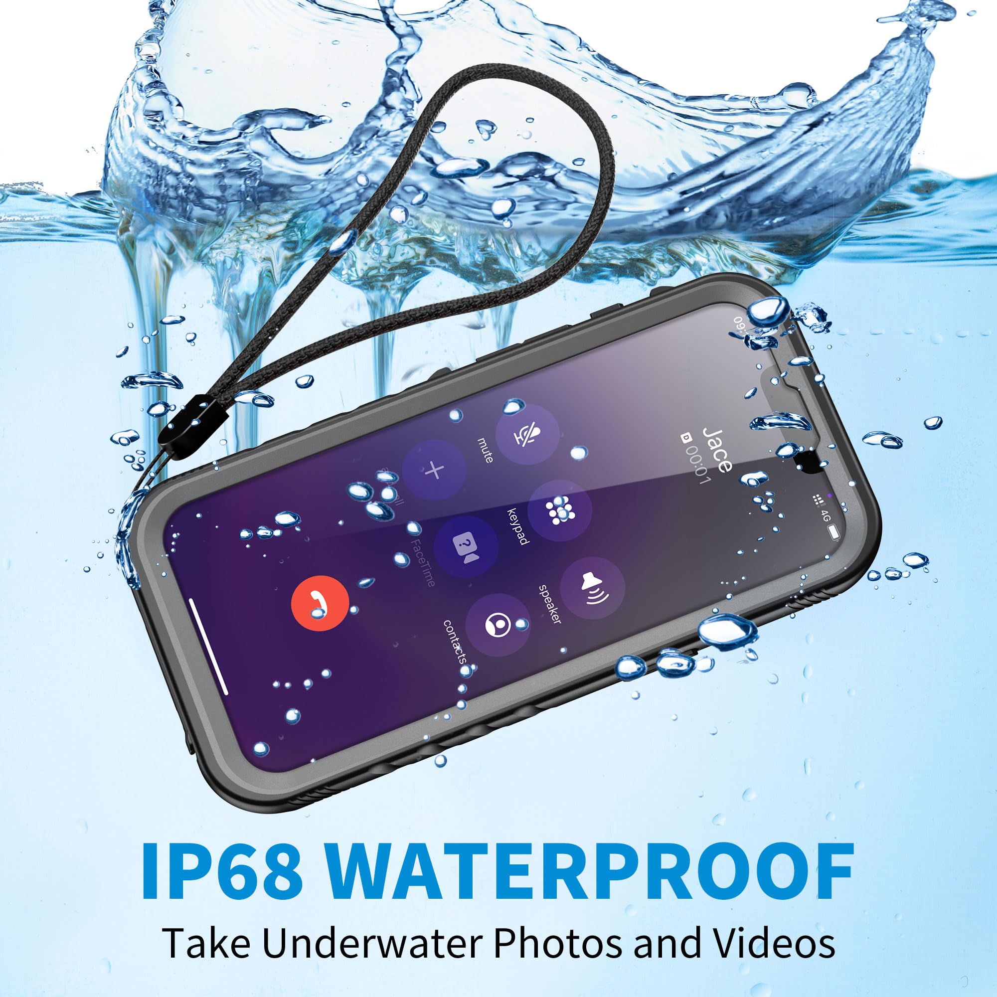 Sportlink Design For Iphone 14 Pro Max Phone Case Waterproof   Shockproof Dustproof Case For Iphone 14 Pro Max With Screen Prote