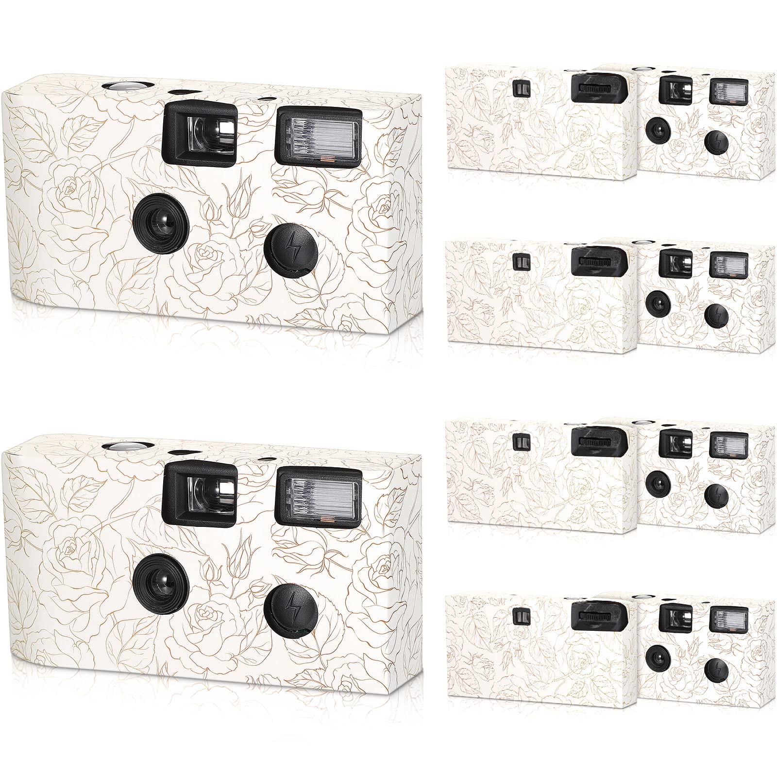 10 Pack Disposable Camera For Wedding Bulk, 34Mm Single Use Camera Bulk With Flash And Hand Strap Disposable Cameras One Time Ca