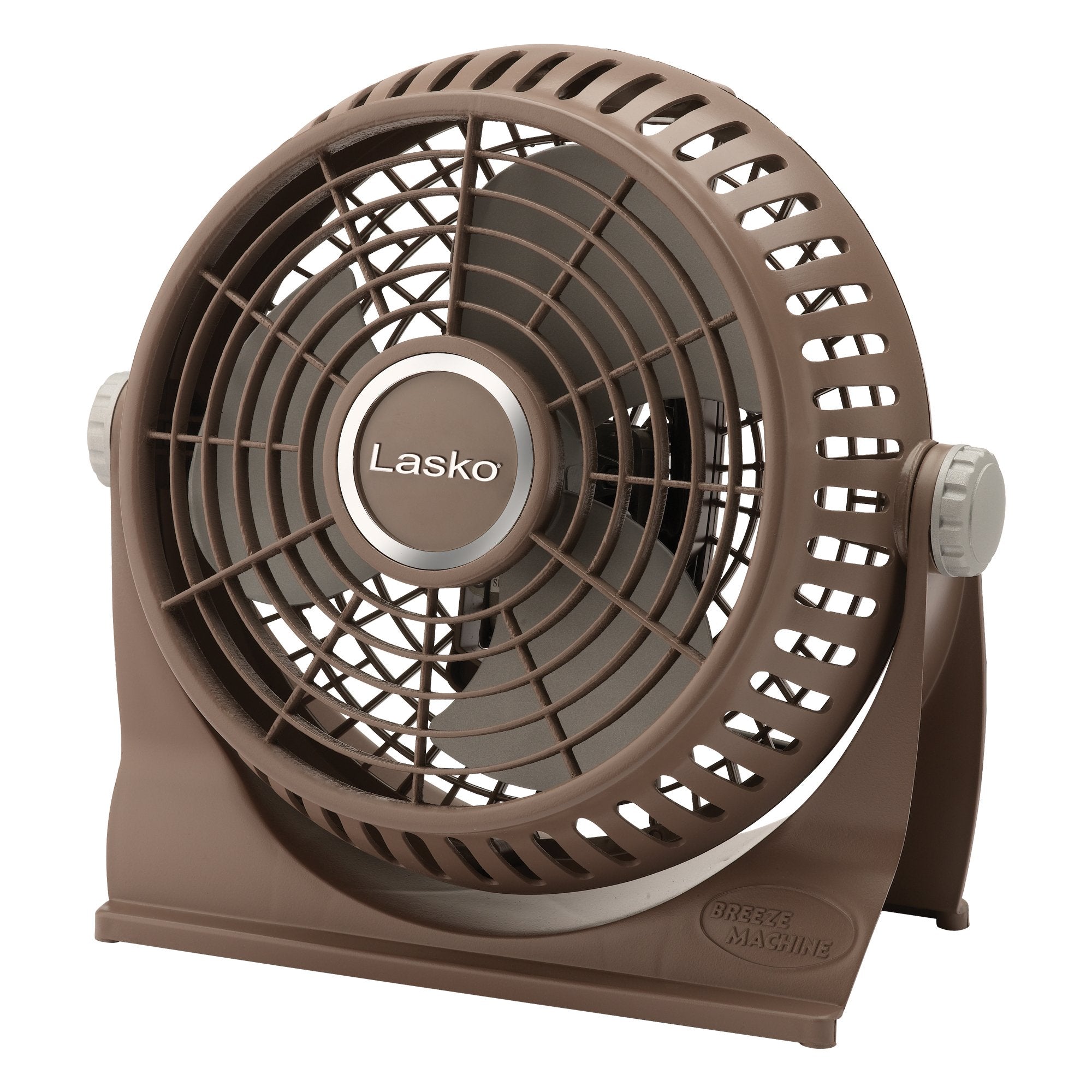 Lasko 505 Small Desk Fan With10 Inch Pivoting Head, Portable Electric Plug In Table Fan Creates A Quiet Personal Cooling Breeze,