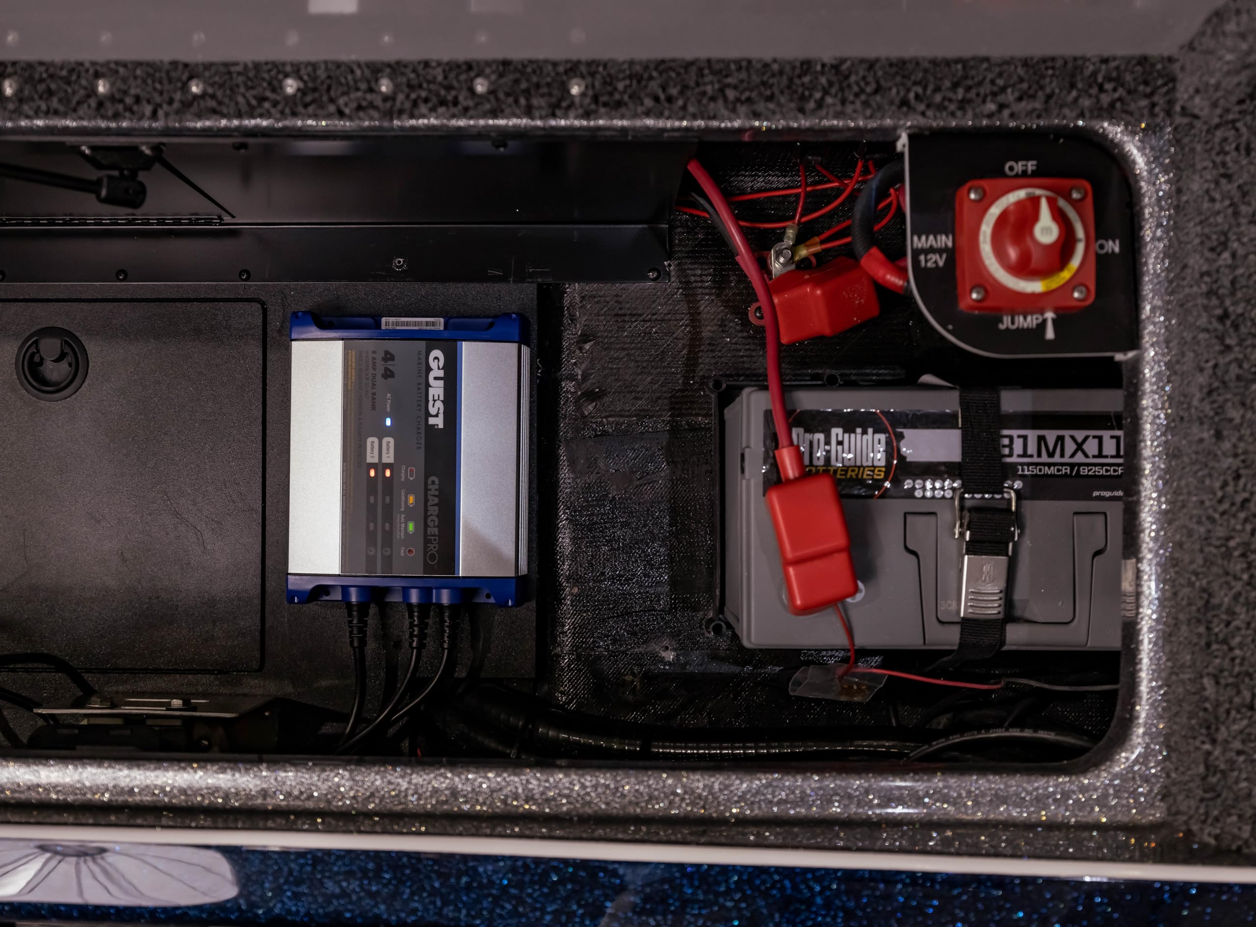 Guest 2708A Guest On-Board Battery Charger 5A / 12V; Bank; 120V Input,WBEEAB0798DC5L4