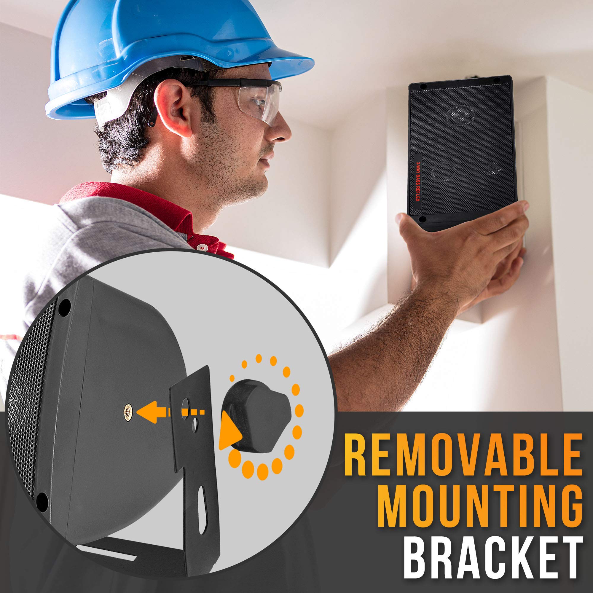 Pyramid 2060 300 Watt 3 Way Mini Box Speaker System