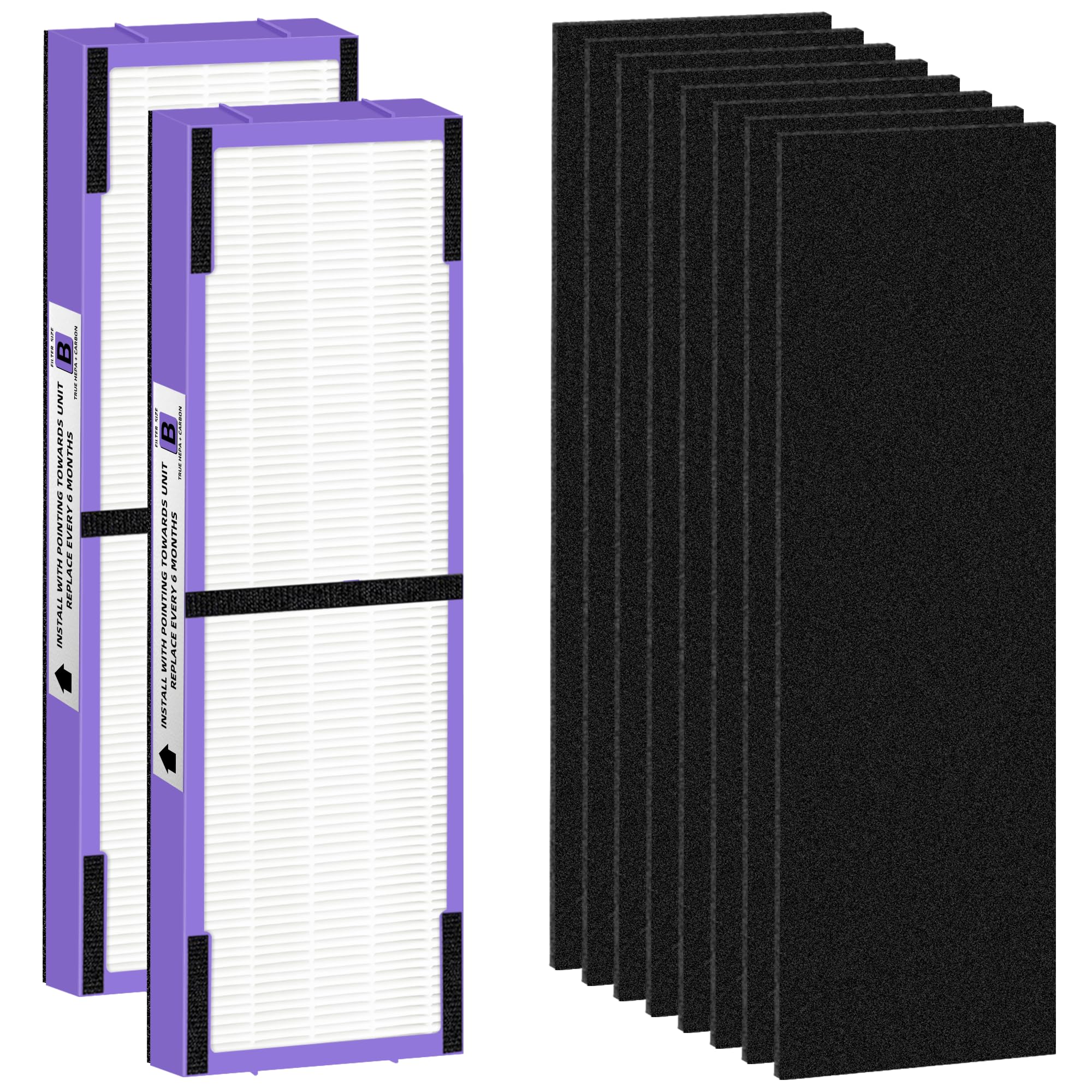 Flt4850Pt Hepa Filter B Pet Replacement Compatible With G Guardianair Purifier Ac4825 Ac4850Pt Ac4300 Ac4800 Ac4900 Ac4850,2 H13