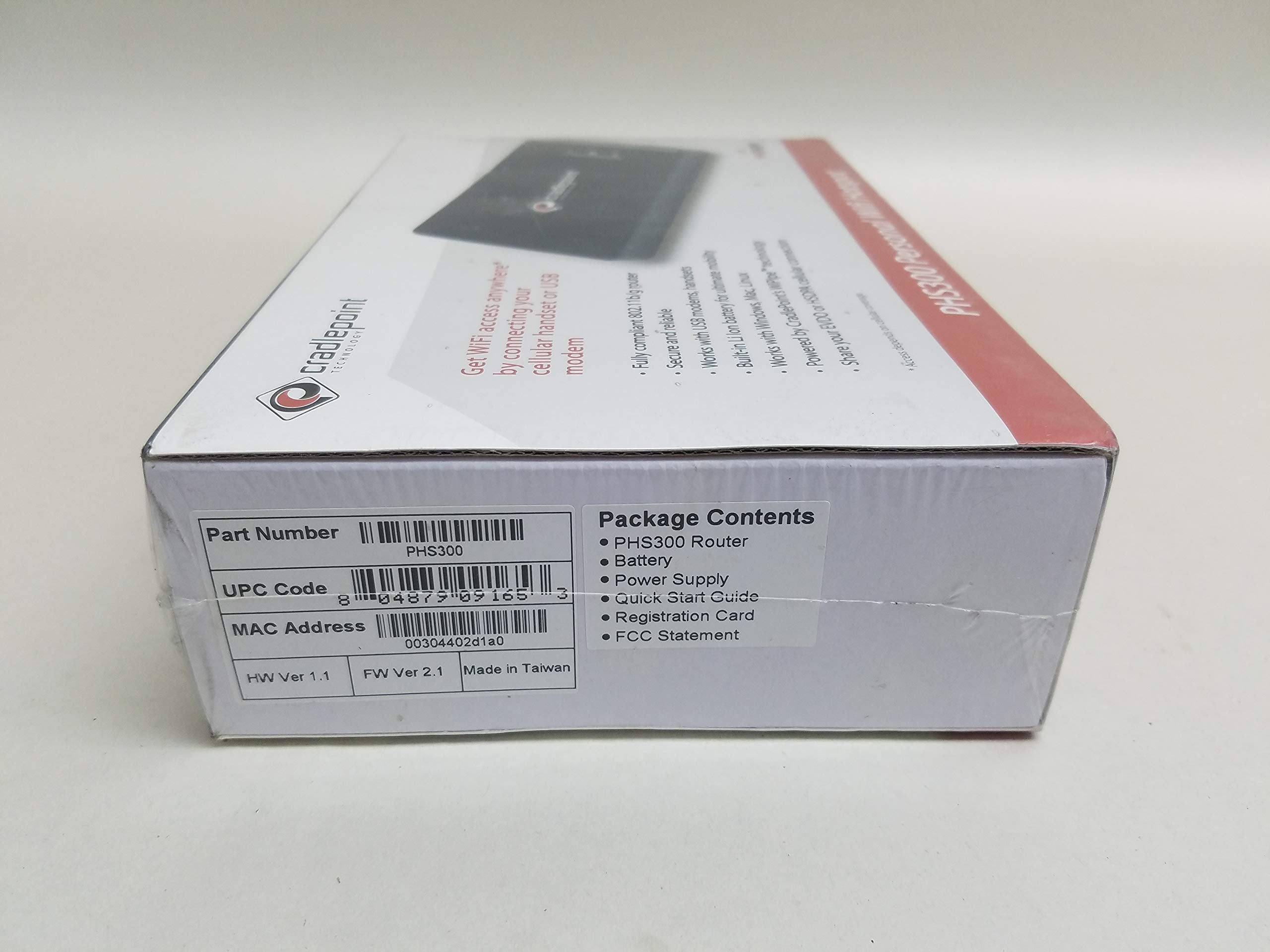 Cradlepoint Phs300 Personal Hotspot   Wireless Access Point   802.11B/G (Version 2.0/2.5.3)