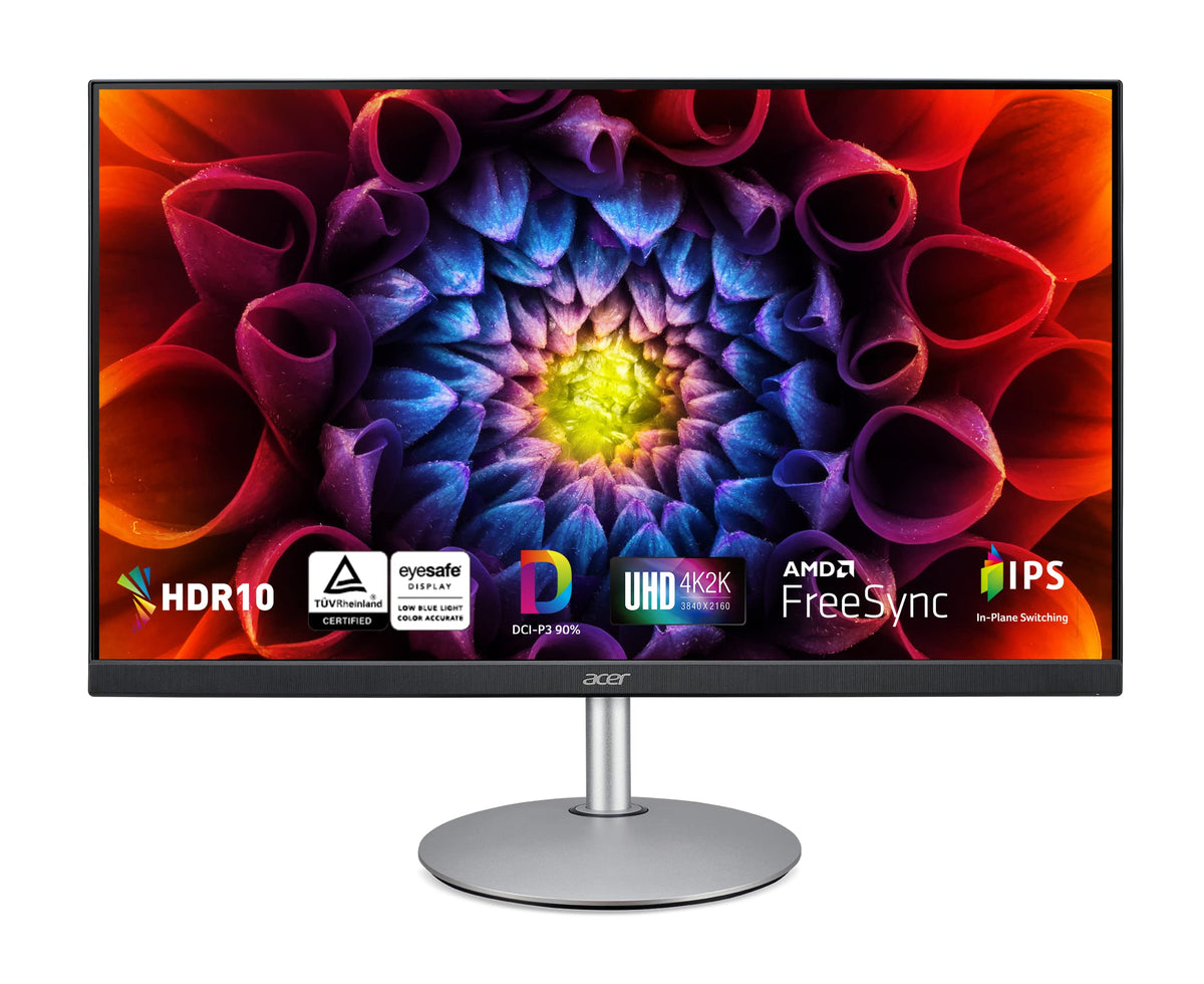 Acer Cbl282K Smiiprx 28'' Uhd 4K (3840 X 2160) Ips Frameless Monitor | Amd Freesync Technology | 90% Dci P3 | Ergo Stand Monitor