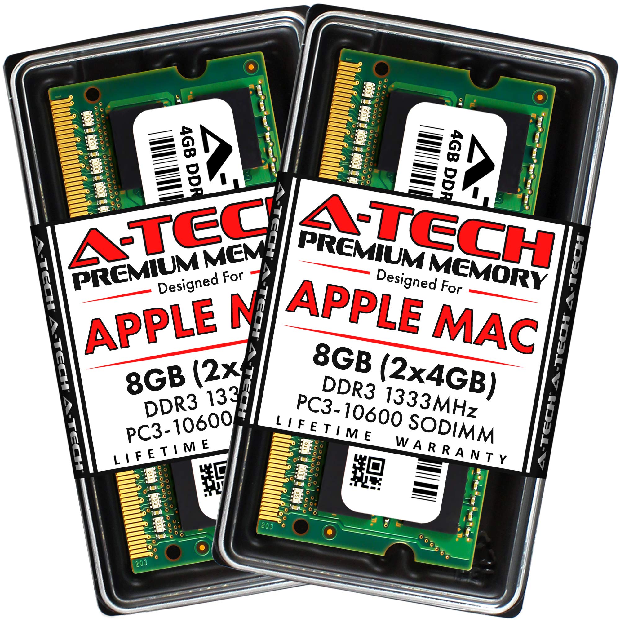 A Tech 8Gb (2X4Gb) Ram For Apple Macbook Pro (Early/Late 2011), Imac (Mid 2010, Mid 2011, Late 2011), Mac Mini (Mid 2011) | Ddr3