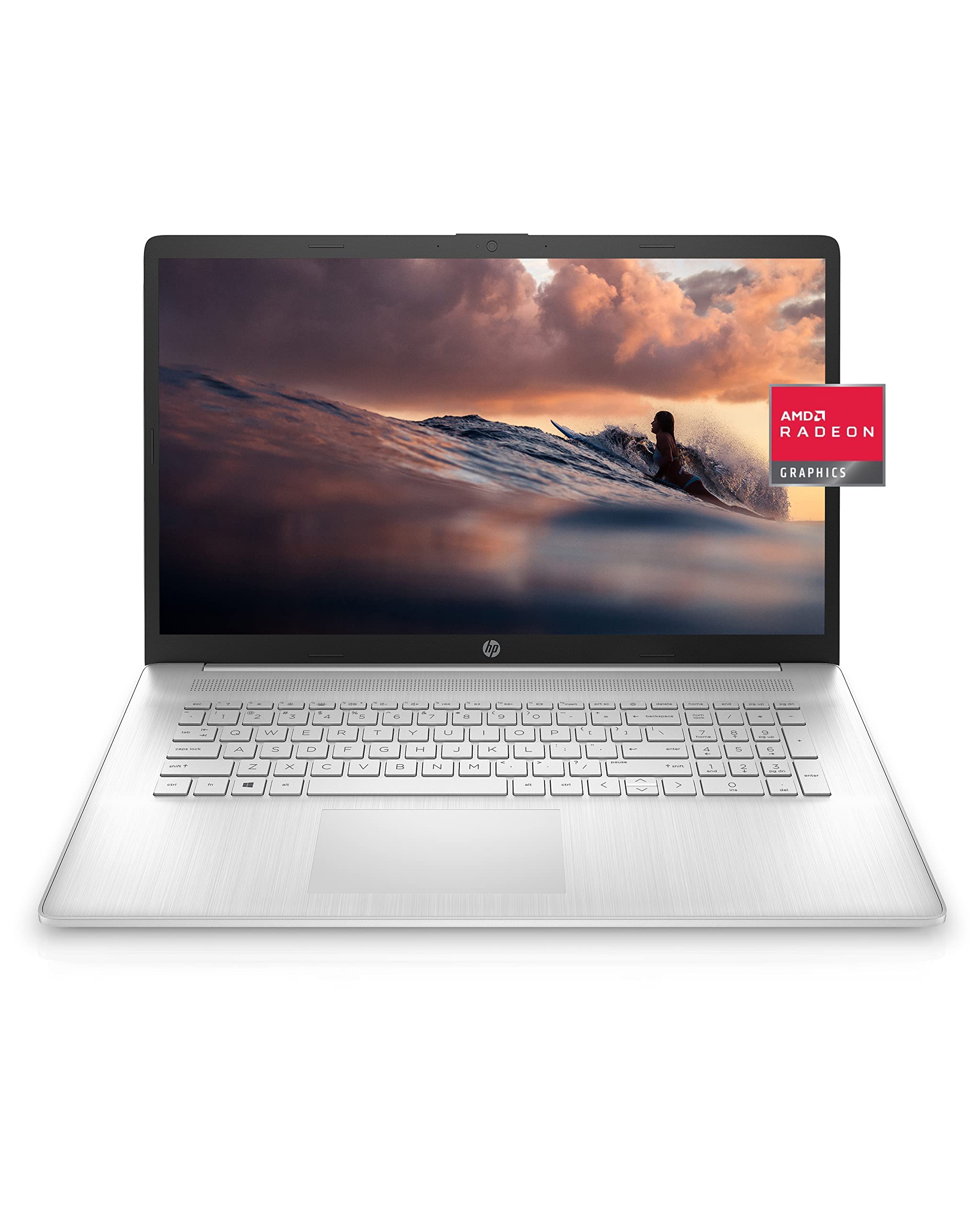 Hp 17 Laptop Pc, Amd Ryzen 3 5300U, 4 Gb Ram, 256 Gb Ssd, 17.3'' Hd+ Display, Windows 11 Home, Wi Fi & Bluetooth Combo, Long Bat