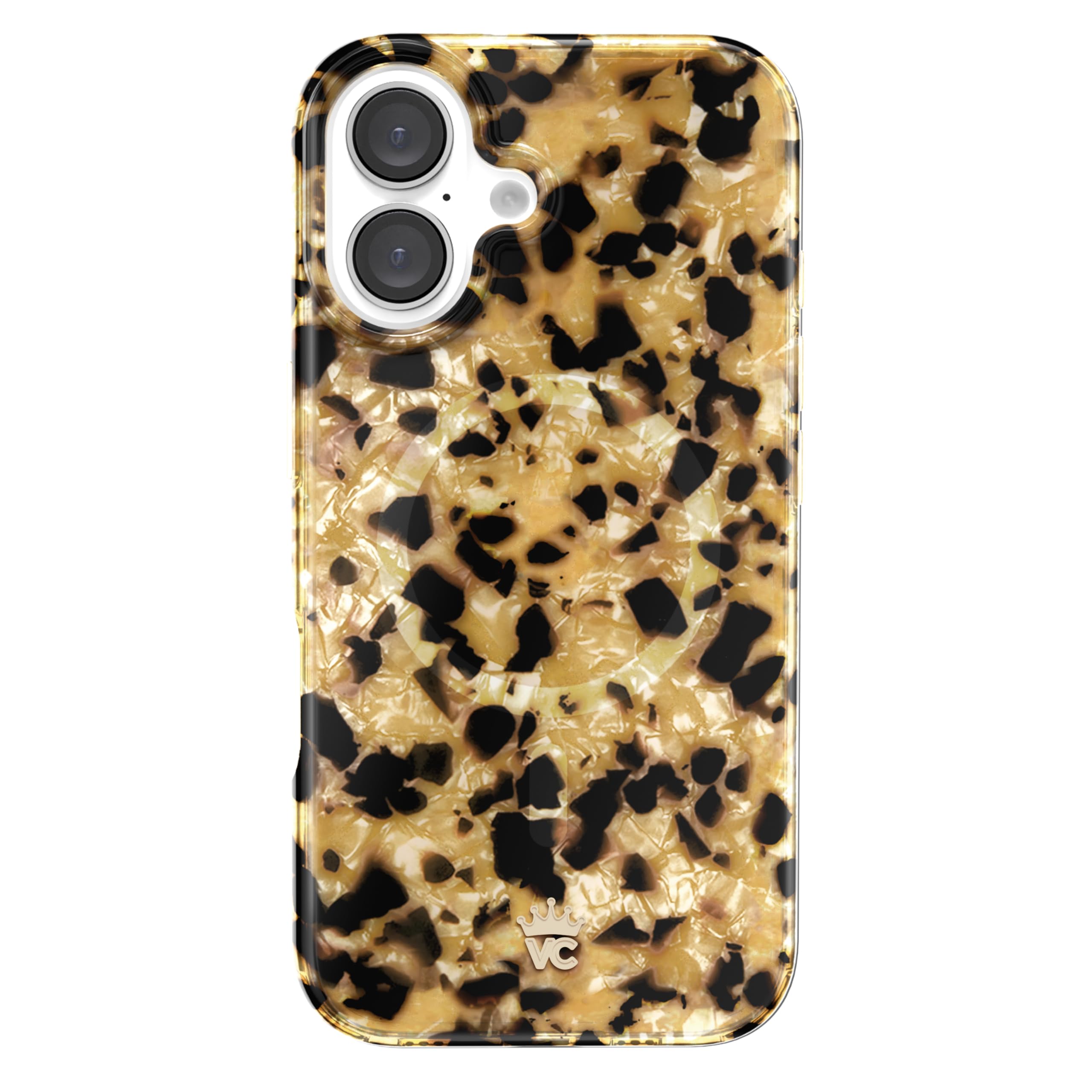Velvet Caviar Tortoise Shell Phone Case For Iphone 16 [8Ft Drop Tested] Compatible With Magsafe   Protective Luxury Designer Cas