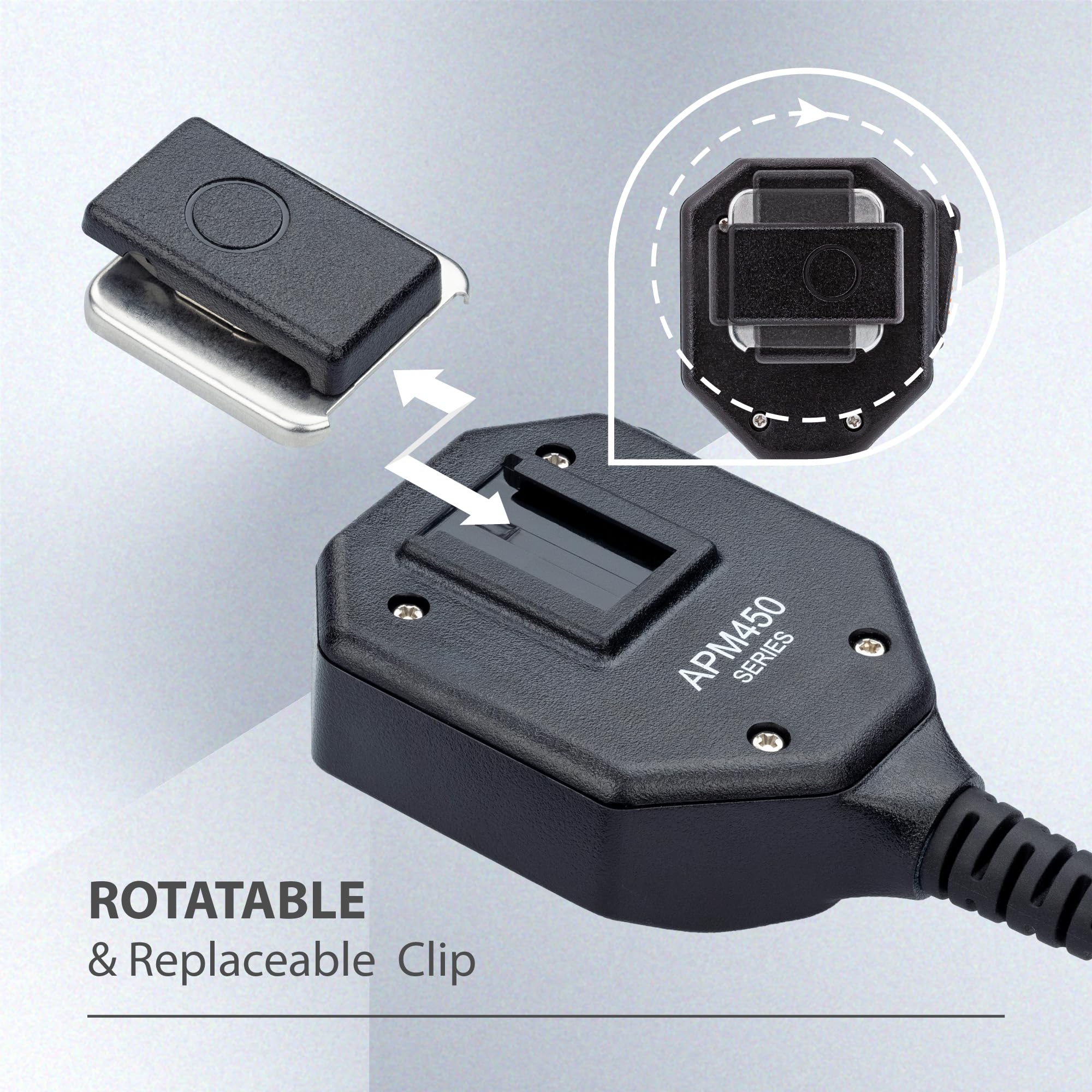 Arrowmax Apm450 K2 Ip67 Waterproof Shoulder Speaker Microphone Compatible With Baofeng Btech Uv 5R Uv 5Ra Uv 5Re Uv 5R3 Bf F8Hp Uv 82Hp Kenwood 2 Pin 2 Pin Radios Nx 1200 Nx 1300 Nx P1200 Nx P1300