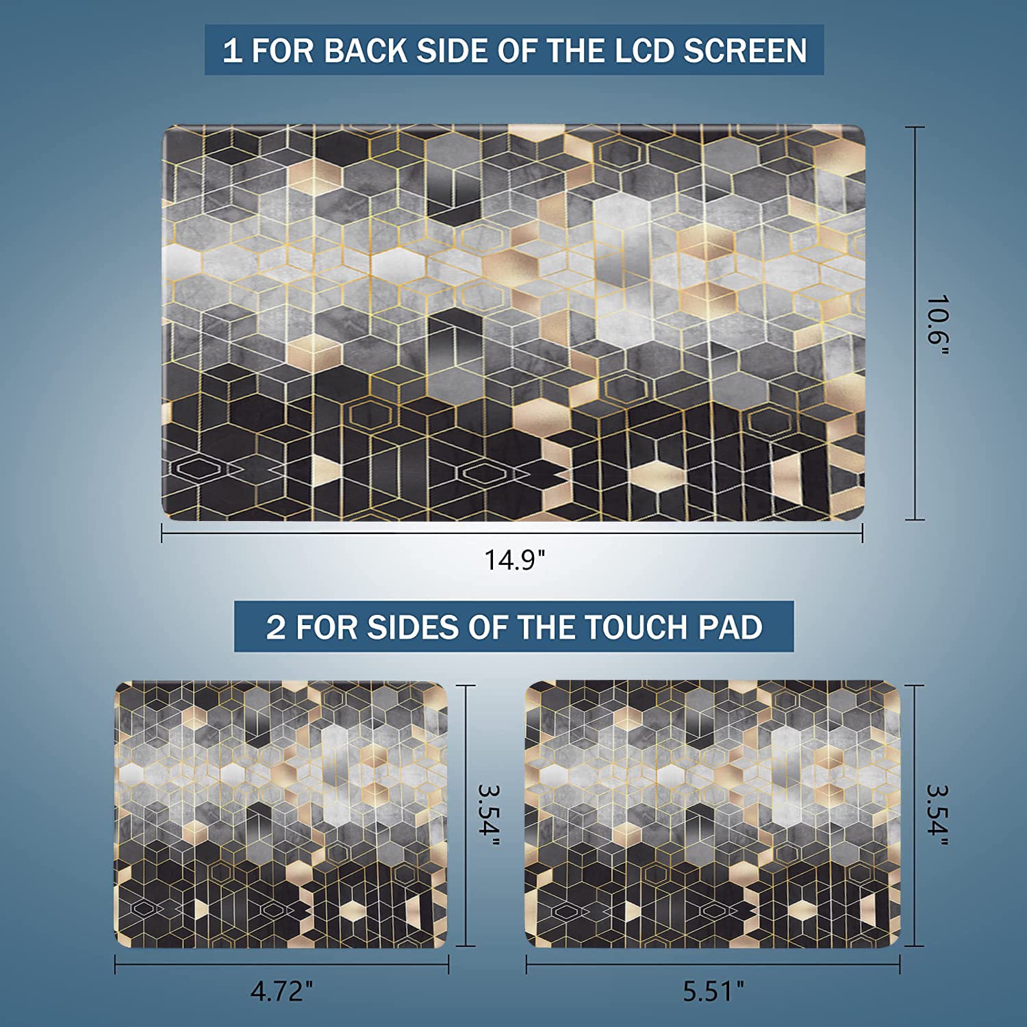 12.1 13 13.3 14 15.4 15.6 Inches Laptop Skin Sticker Universal Netbook Skin Sticker Reusable Notebook Art Protector Cover By Aor