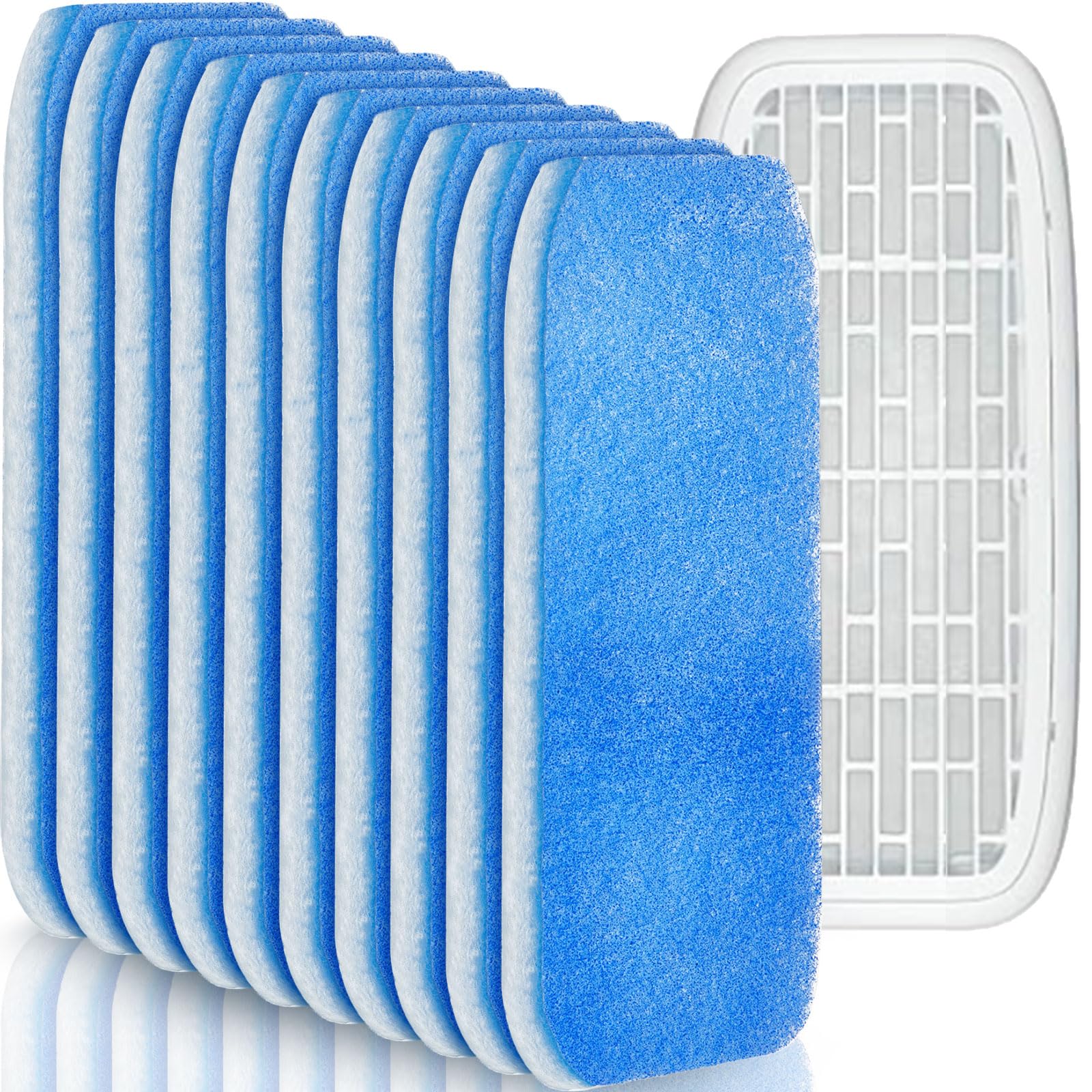 Ziliny 10 Pack RV AC Filters for Air Conditioner Vent 12.9 x 5.5 Inch RV Filters Replacement for Air Conditioner Vent Compatible
