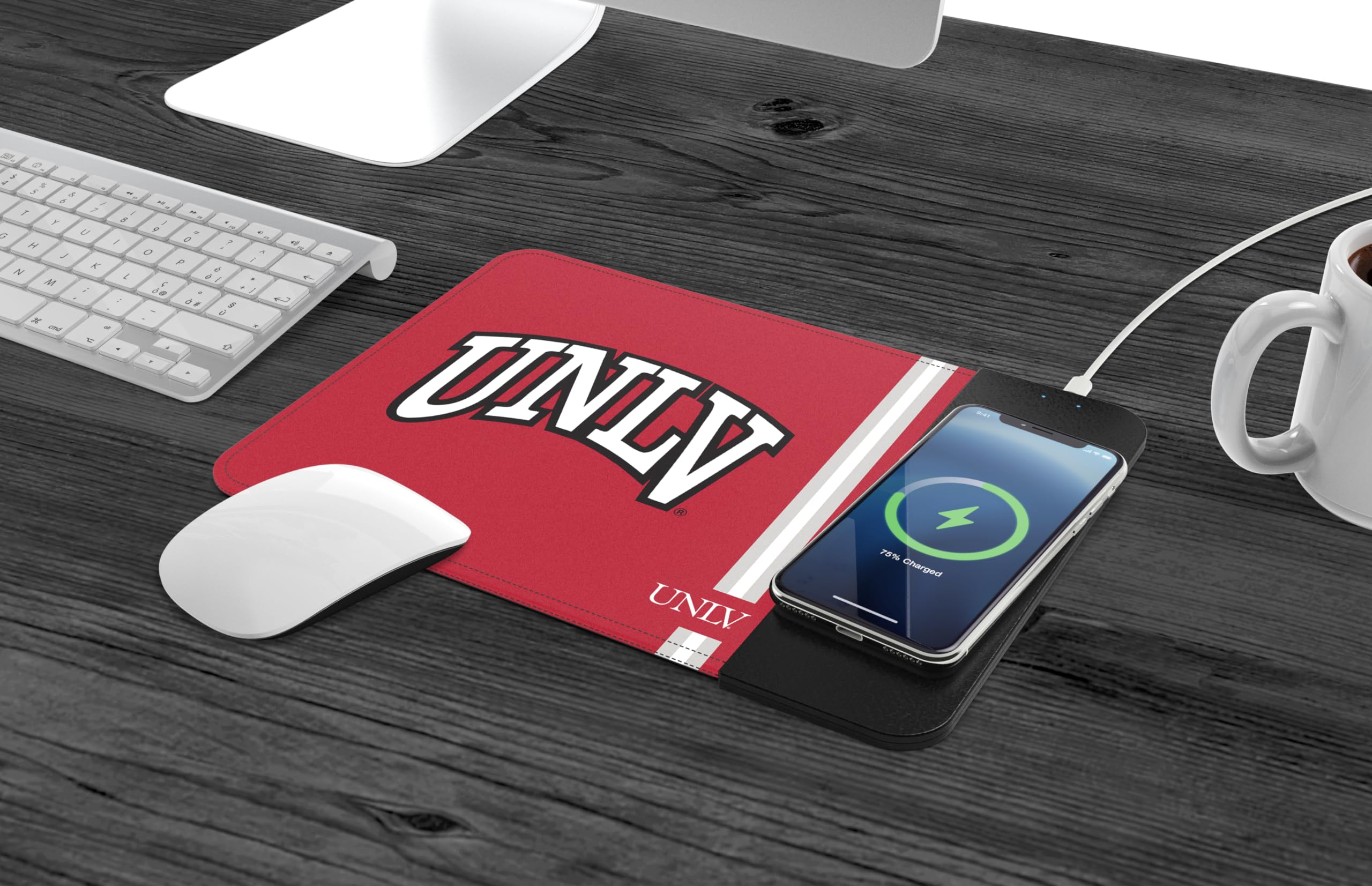 Soar Ncaa Wireless Charging Mouse Pad, Unlv Rebels