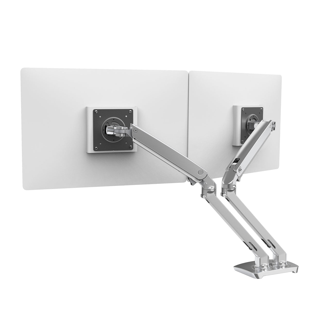 Ergotron � MXV Dual Monitor Arm, VESA Desk Mount � for 2 Monitors Up to 24 Inches, 7 to 20 lbs Each � Polished Aluminum