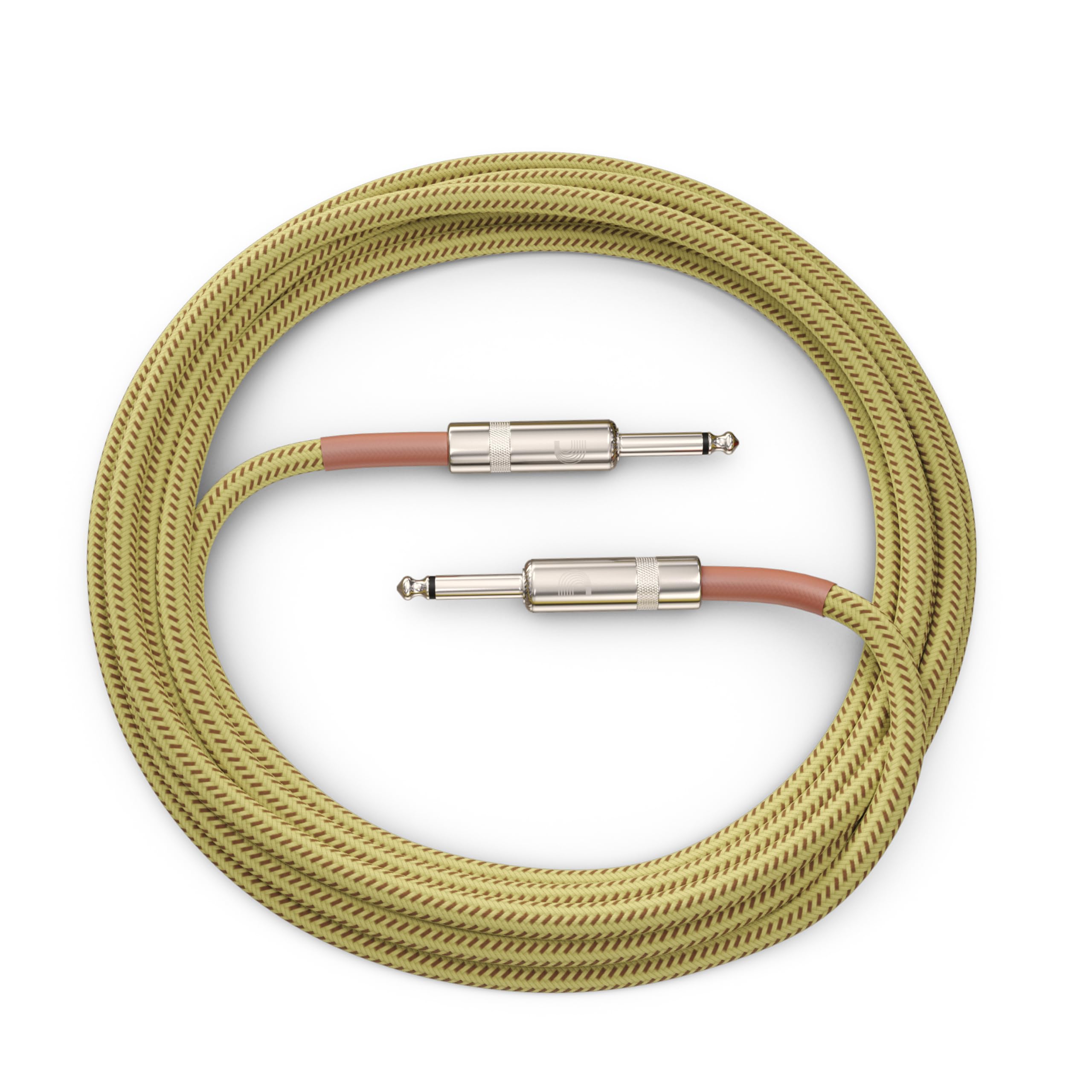 Daddario Guitar Cable - Guitar Lead - Instrument Cable - Guitar Accessories - Custom Series Braided Cable - 20 Feet/7.62 Meters