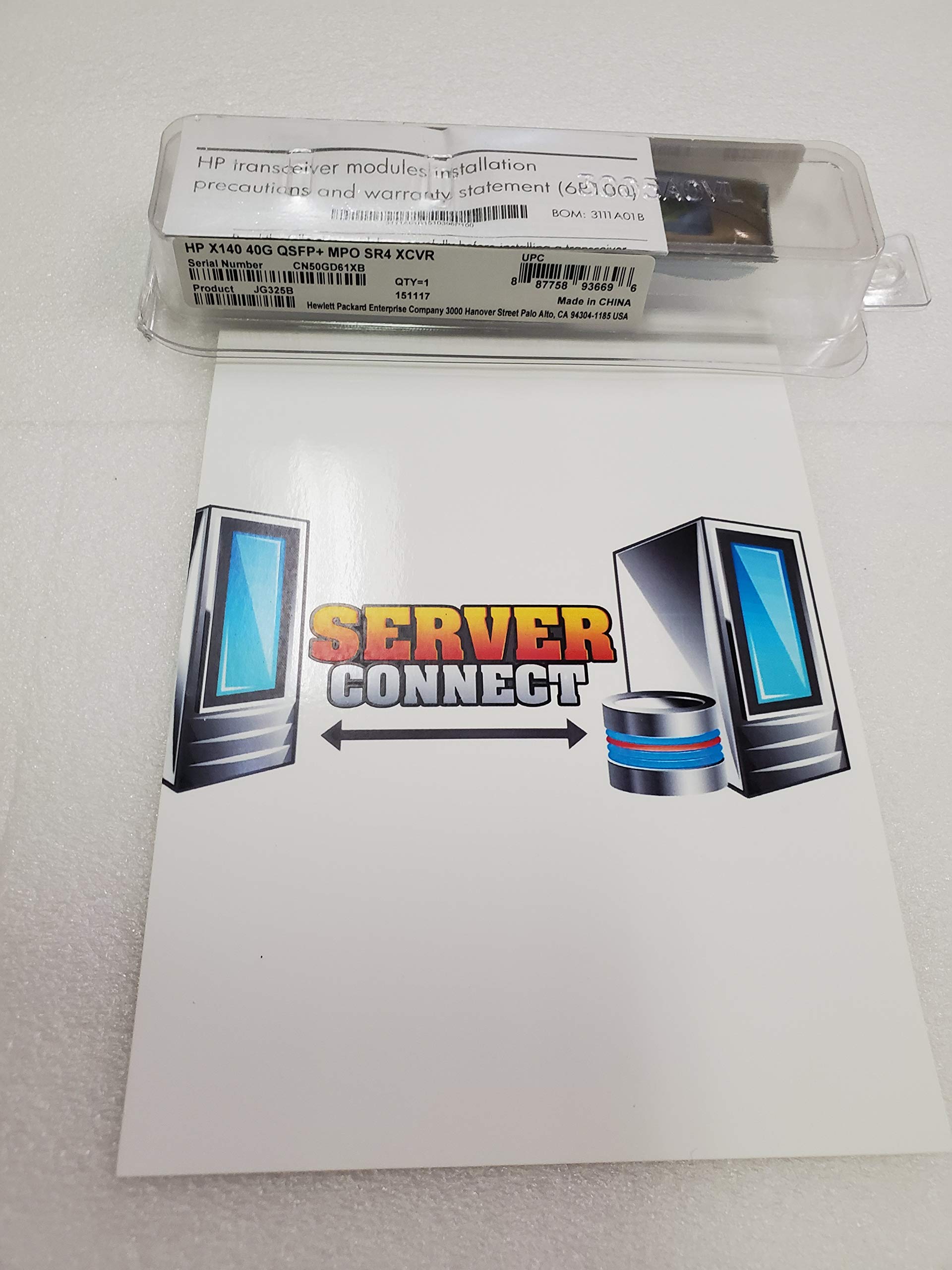 Hp Jg325B X140 40G Qsfp+ Mpo Sr4 Transceiver