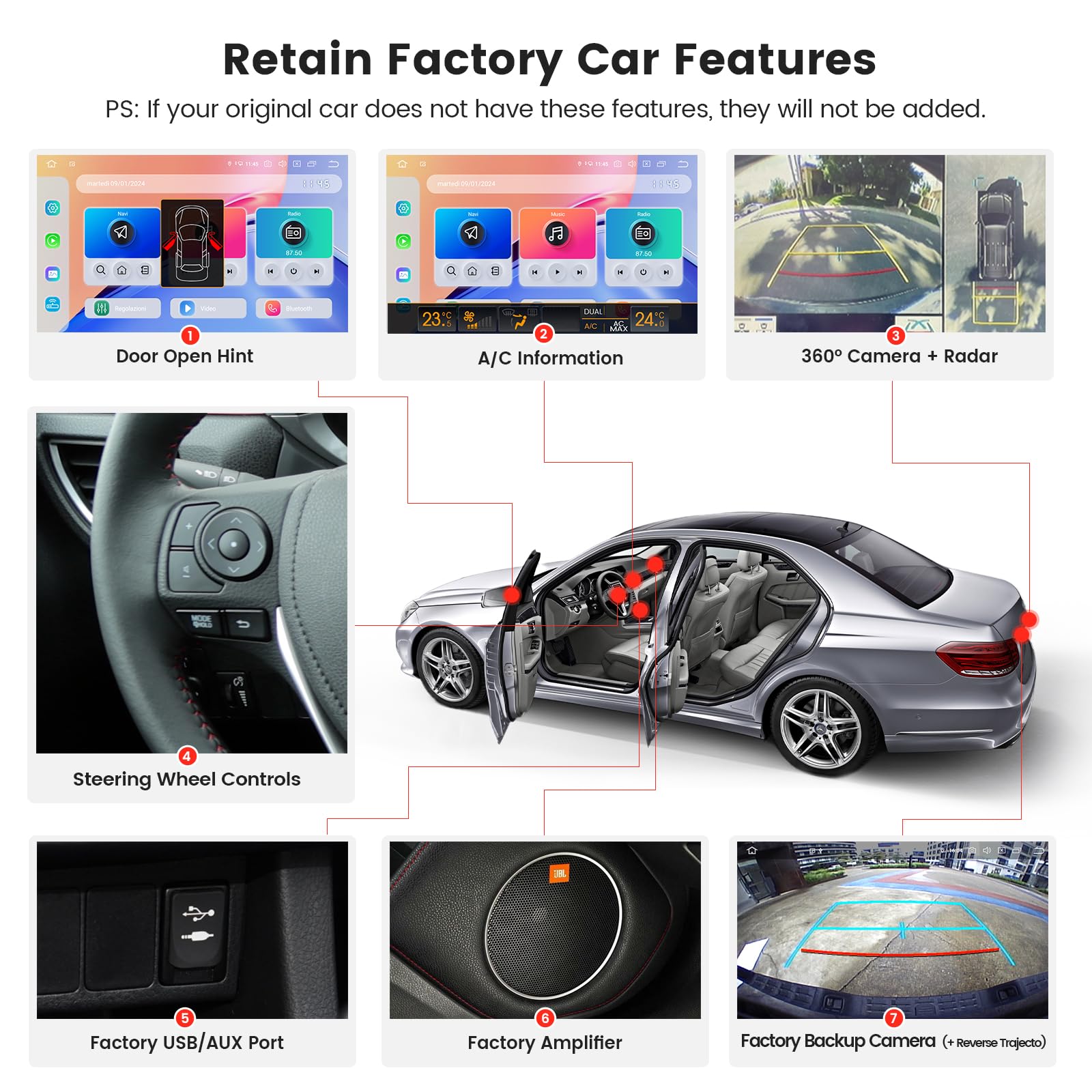 Dasaita Radio Upgrade G13 For Toyota Corolla 2014 2015 2016, Wireless Carplay, Android Auto, 10.2 Inch Hd Touchscreen, Gps Navigation, 4G, Wifi, Dsp, Qualcomm 665, 6Gb+64Gb, Android 13