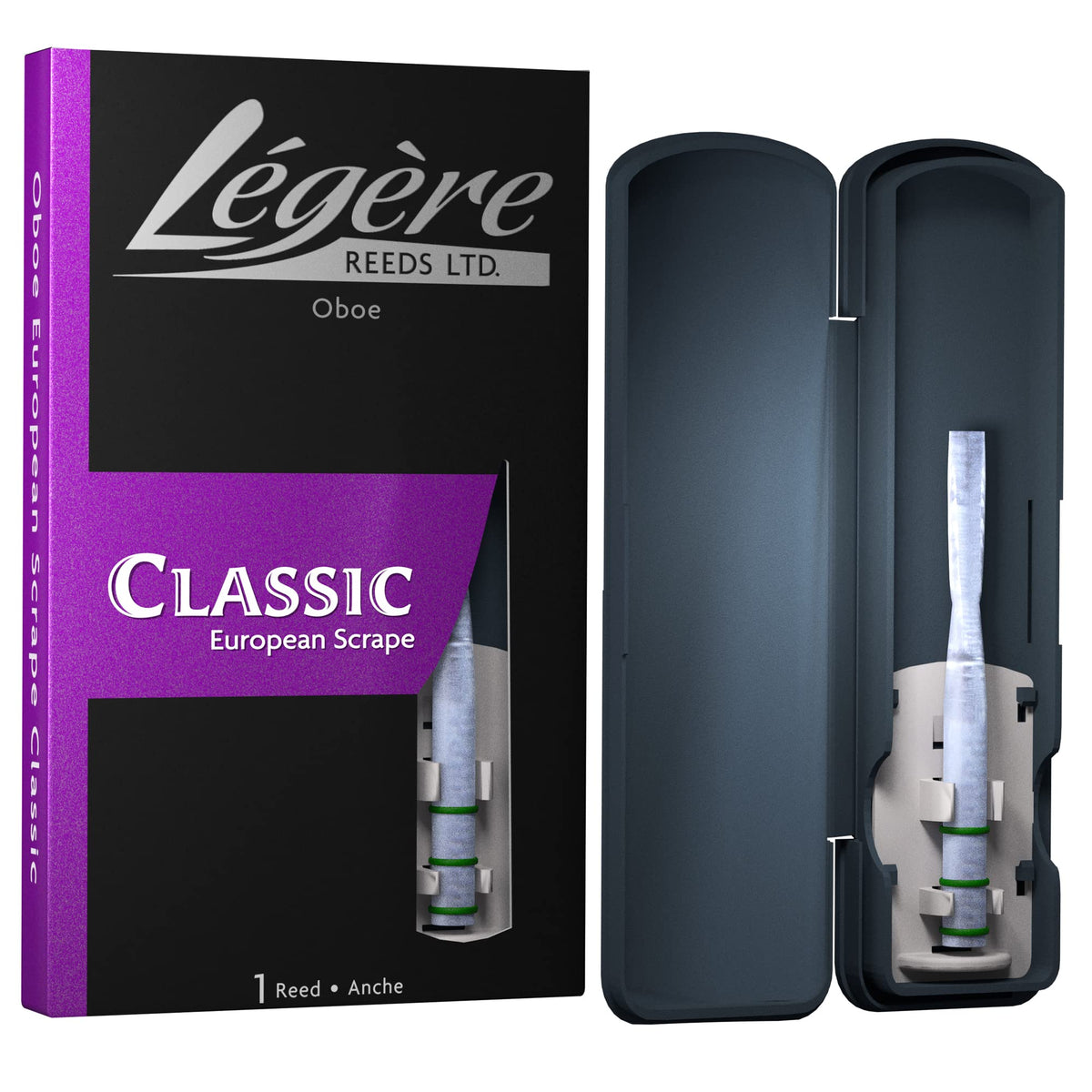 L  Gre Reeds   European Scrape Oboe Reed, Strength Medium Soft (Droems)   Premium Synthetic Woodwind Reed