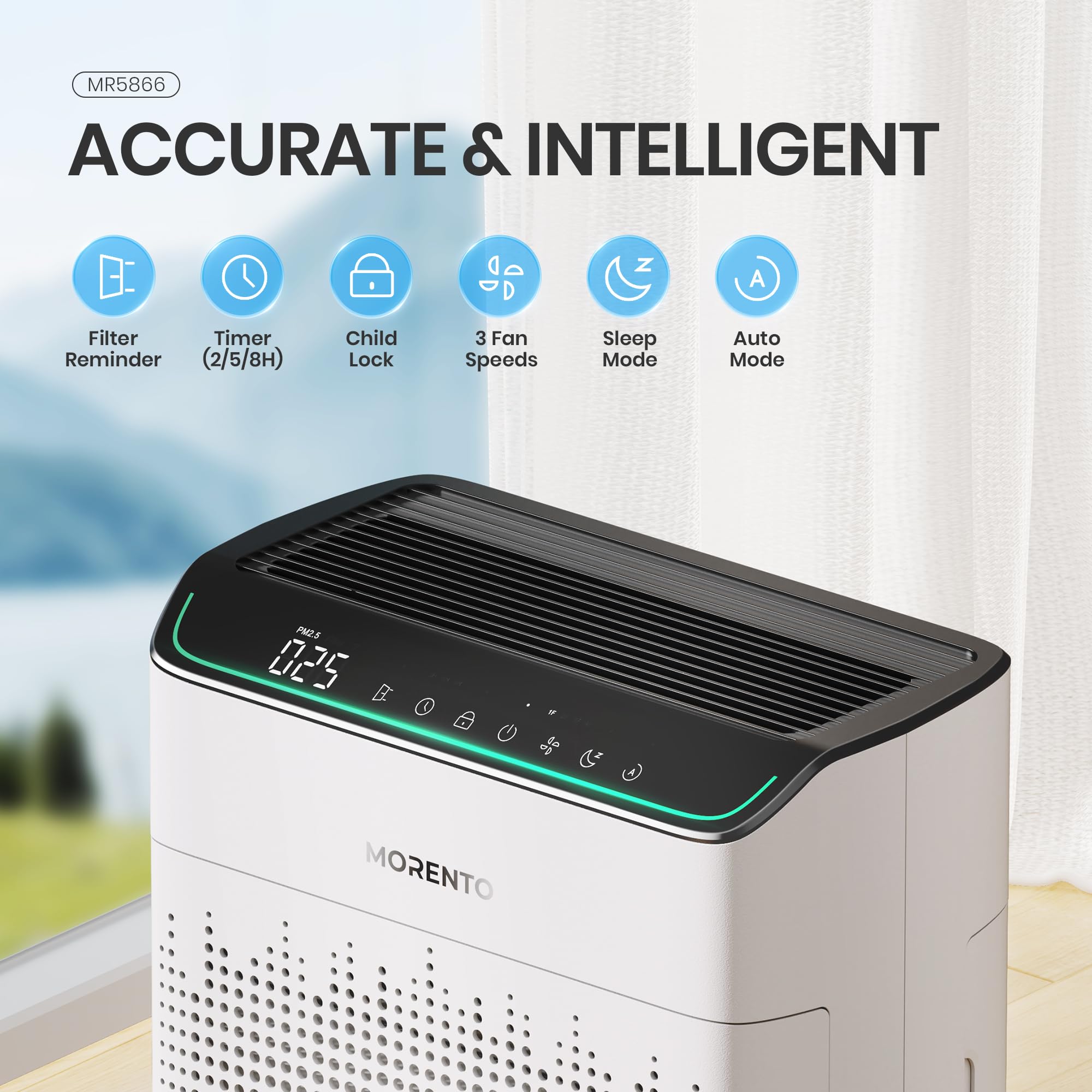 Morento Air Purifier MR5866 - Thumbnail 5
