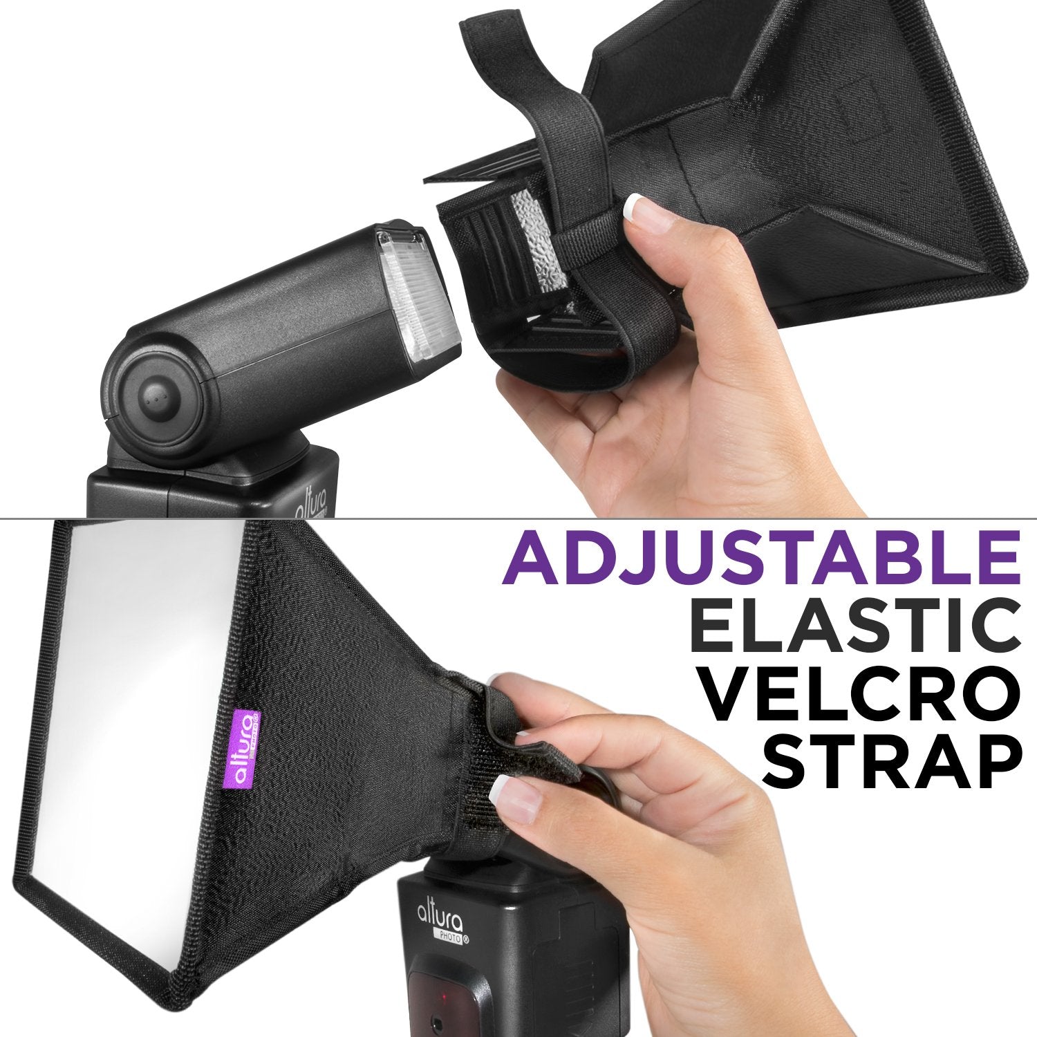 Flash Diffuser Light Softbox 6X5    By Altura Photo (Universal, Collapsible With Storage Pouch) For Canon, Yongnuo And Nikon Spe