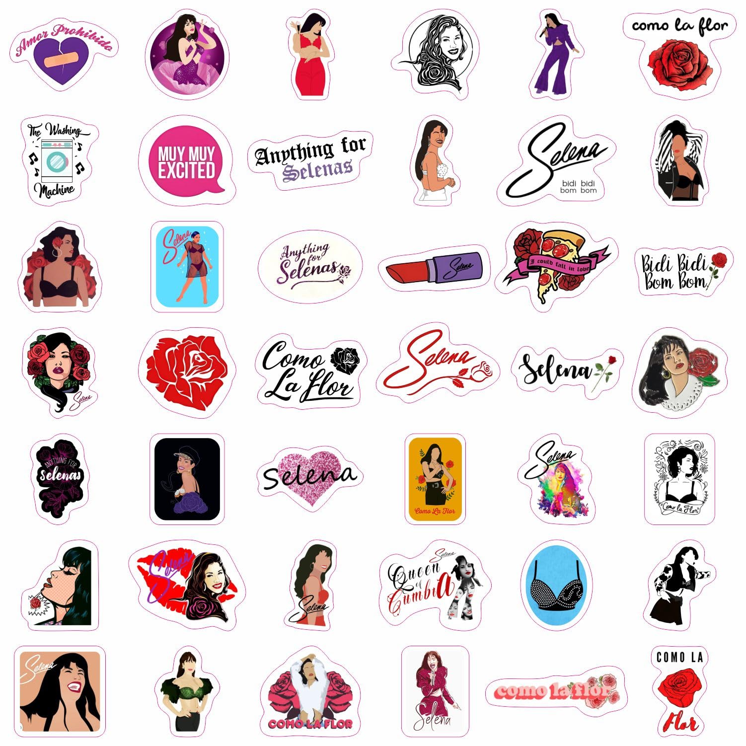 Selen_A Quintanill_A Stickers For Water Bottles   Waterproof Selenaa Stickers, Gifts For Women And Men, Merchandise, Merch, Birt