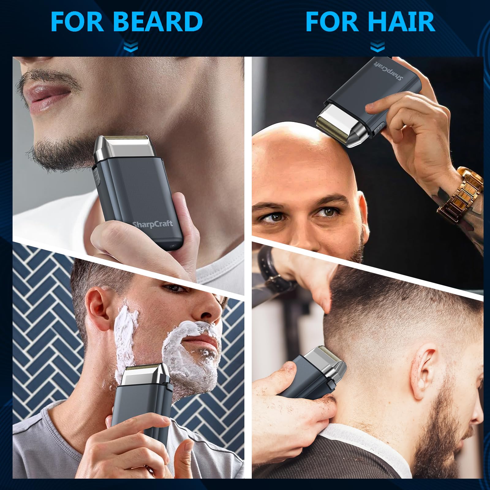Mini Shaver Portable Electric Razor For Men Auxiliary Spare Shaver For Touch Up Pocket Size Razors Rechargeable, Shavers For Car