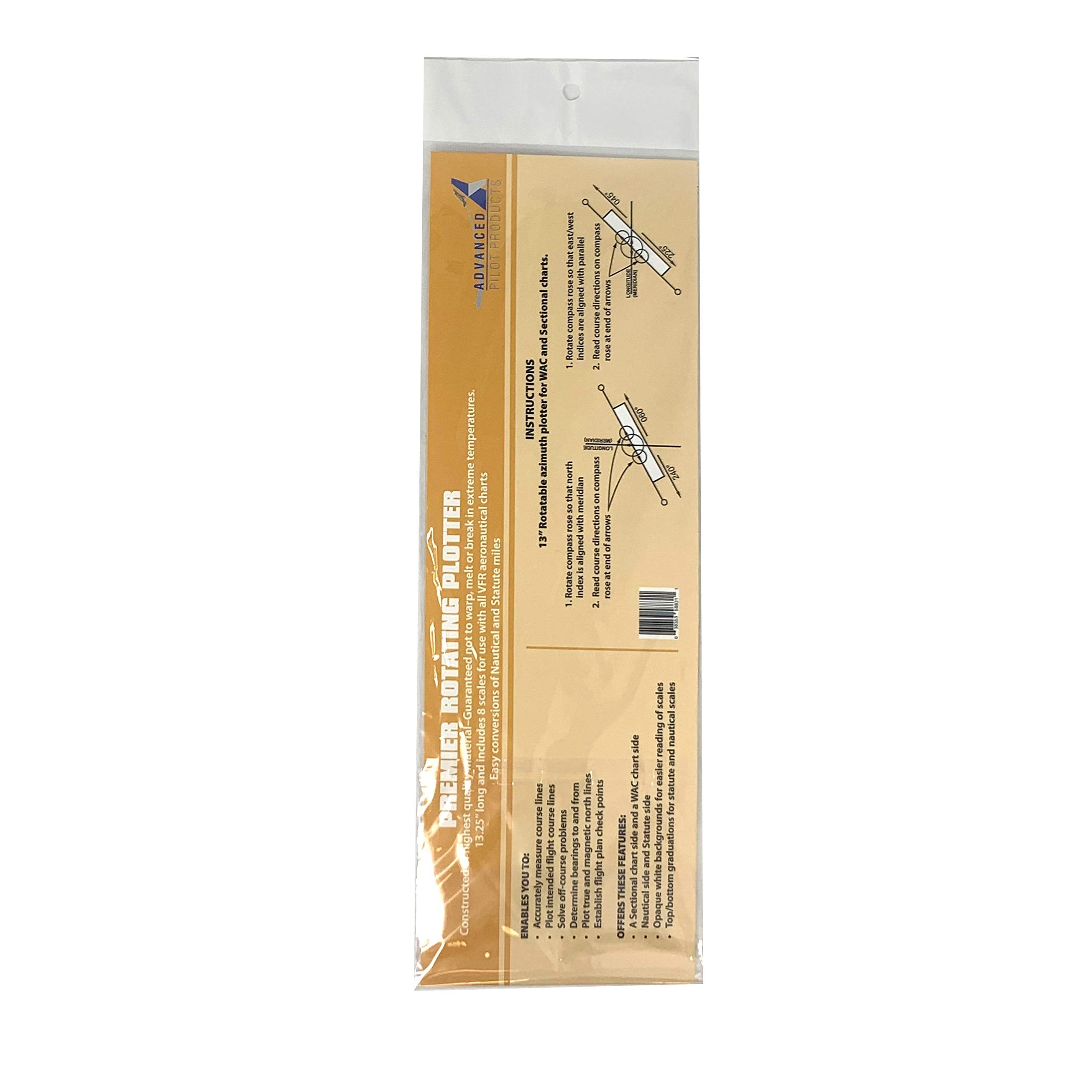 Advanced Pilot Products   Premier Lexan Rotating Plotter For Pilots