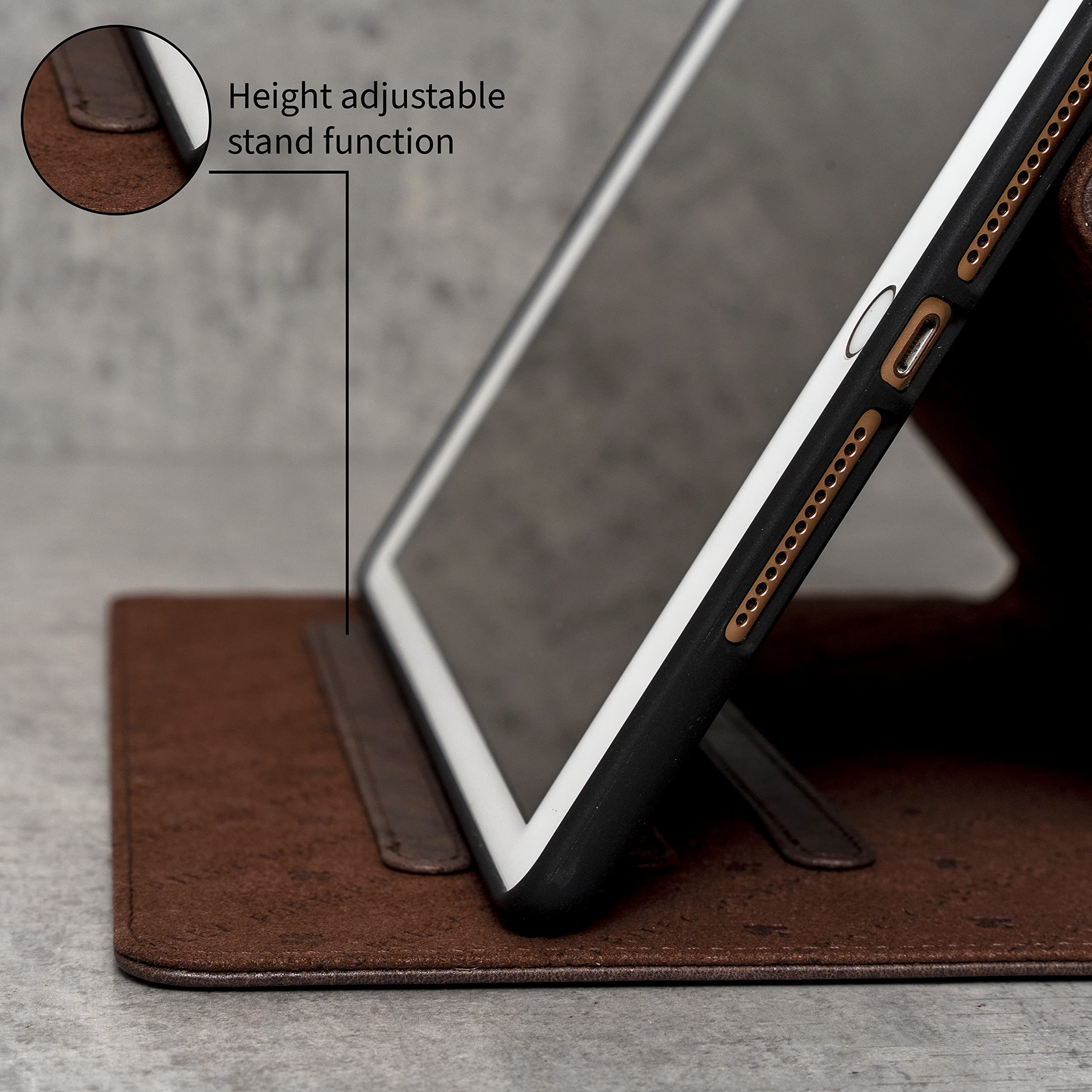 Porter Riley   Leather Case For Ipad 10Th Generation (10.9') 2022 Model. Premium Genuine Leather Stand/Cover/Flip Case (Chocolate Brown)