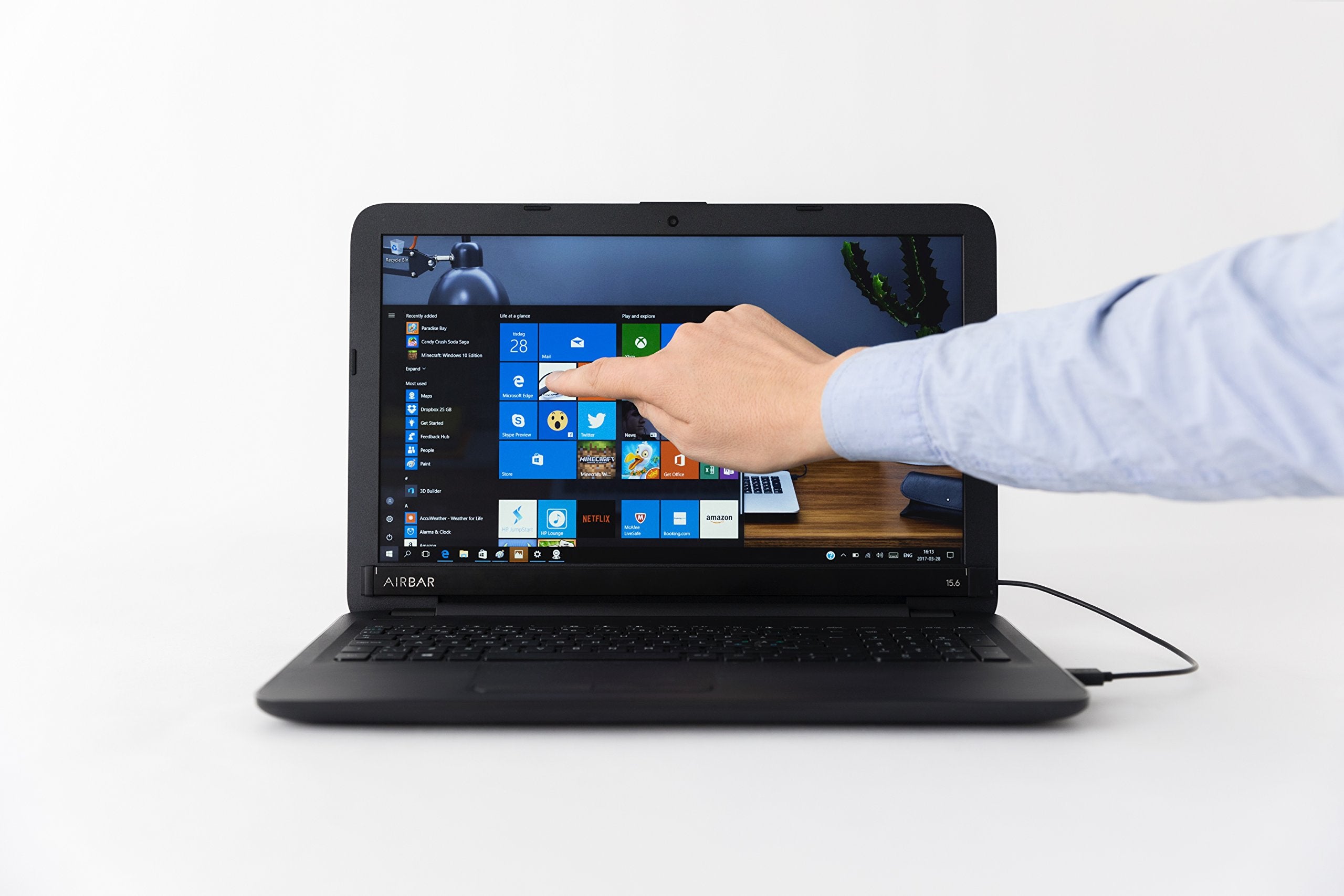 Airbar By Neonode   Add Touchscreen To 13.3'' Windows 10 Notebooks