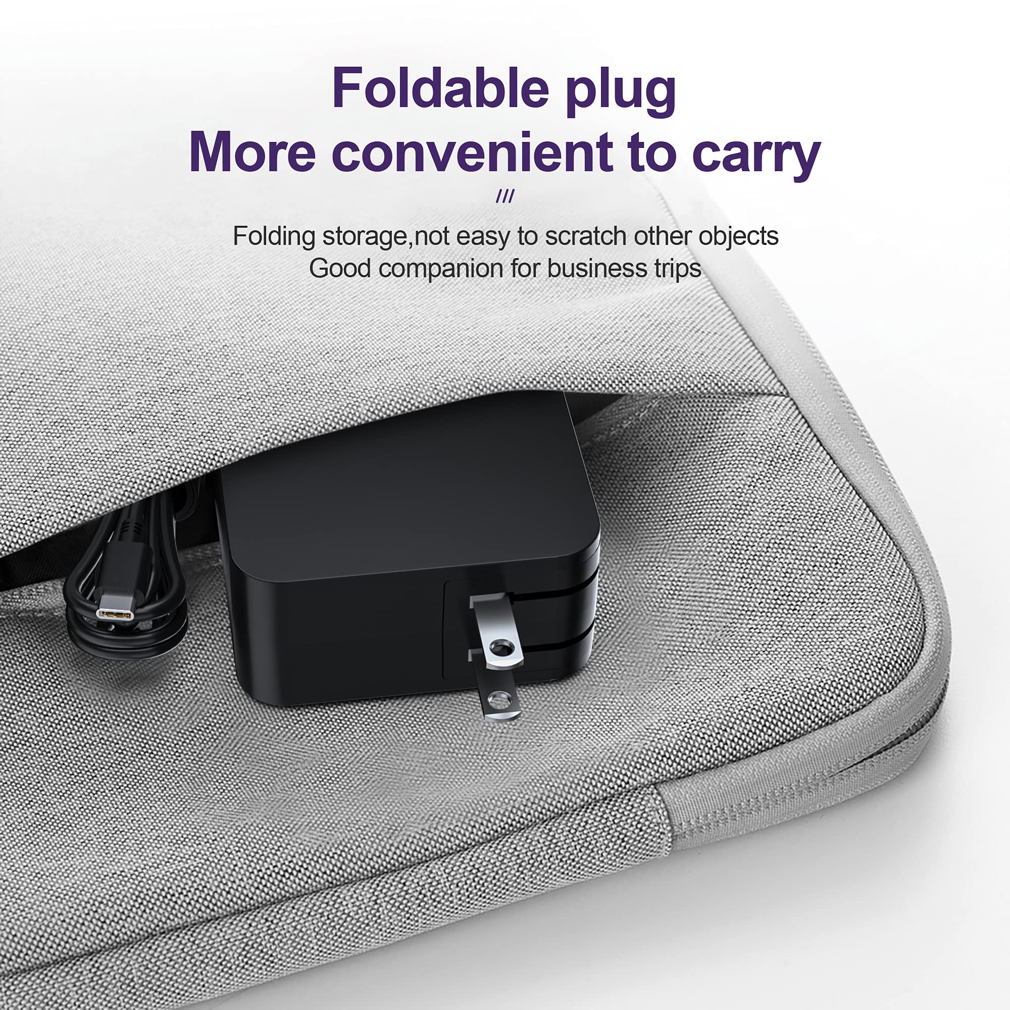 Usb C 65W 45W Ac Adapter Laptop Charger For Asus Chromebook Zenbook Transformer Expertbook, C302C C213 C214 C436 C523 Adp 45Ew B, Ux390Ua Ux490 Ux325 Ux393 Ux371, B9450Fa B9450Cea, T302, Foldable Plug