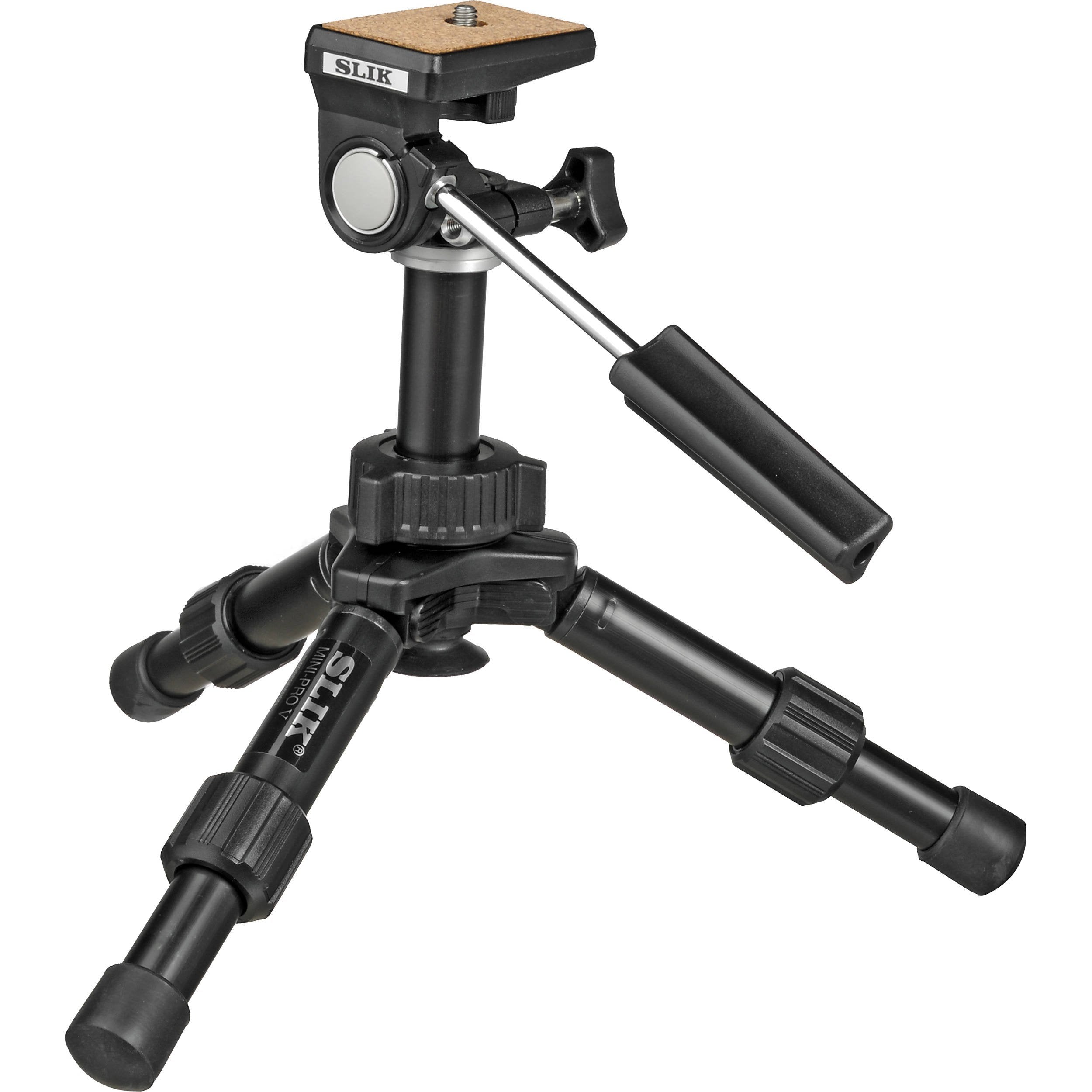 Slik Mini Pro V Tripod With 2 Way Pan/Tilt Head   Black