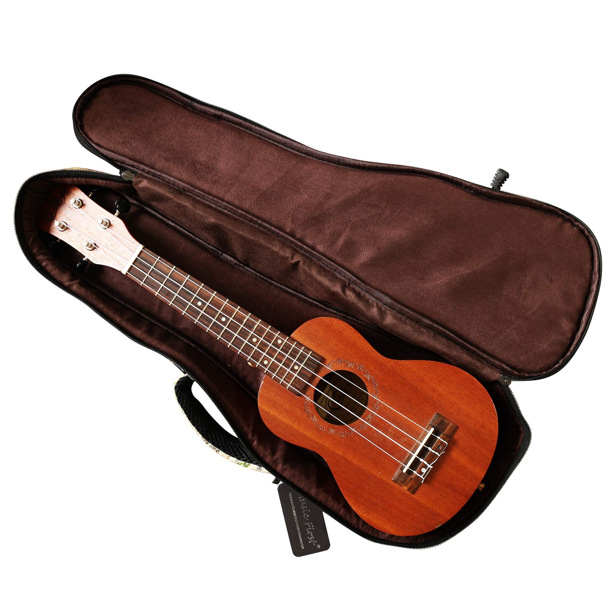 Music First Original Design  ''Ancient Map '' Waterproof Ukulele Case Ukulele Bag Ukulele Cover, New Arrial (Fit For 23~24 Inch