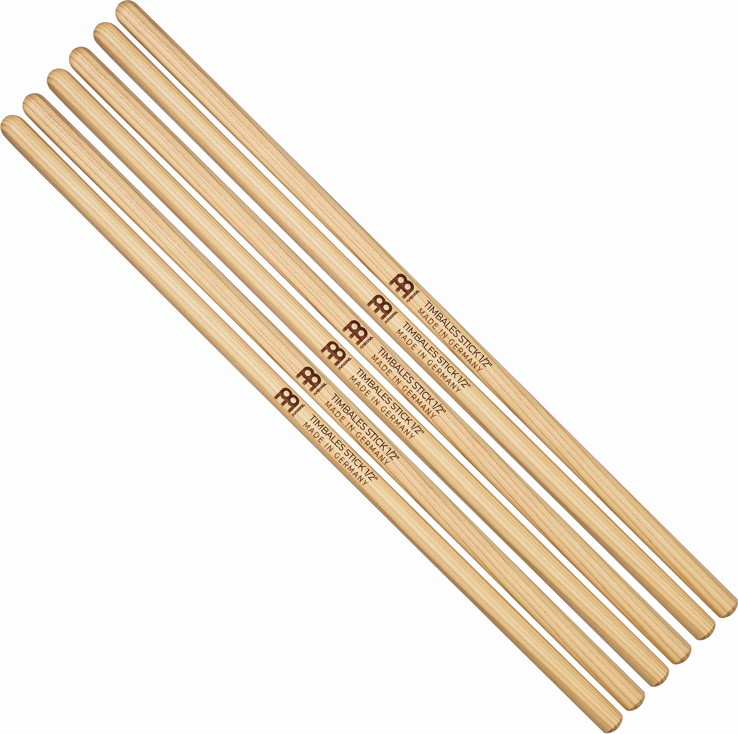 Meinl Stick & Brush Timbale Sticks, Pack Of 3 Pairs, 1/2''   American Hickory Percussion Drumsticks   Made In Germany (Sb119 3)