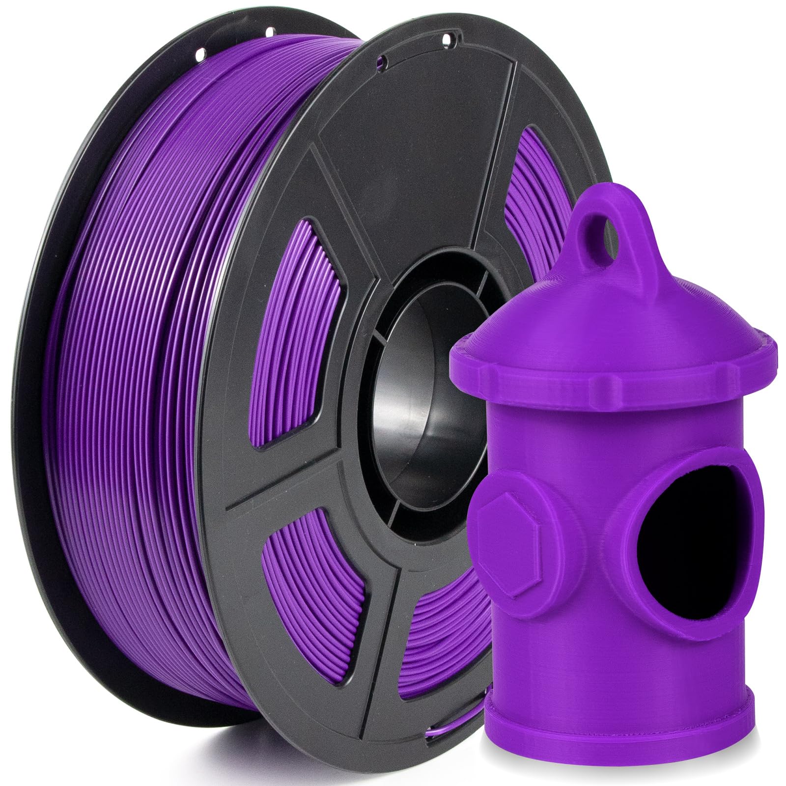 Isanmate Asa Filament 1.75Mm Purple 1Kg, Uv & Weather Resistant 3D Printer Filament Perfect For Outdoor Functional Parts, Dimens