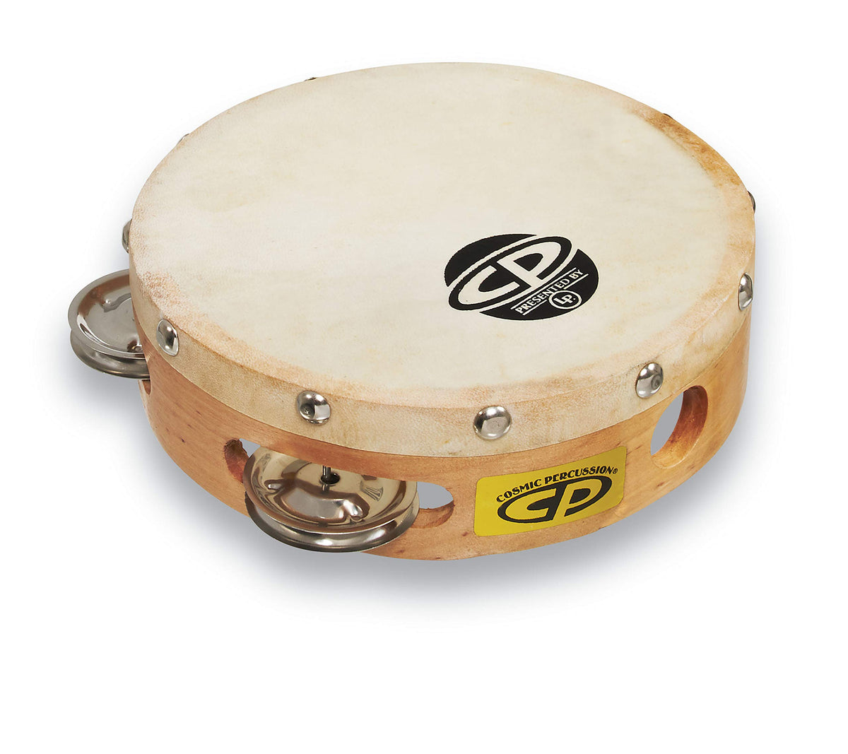 Latin Percussion Cp376 6 Inch Tambourine With Head Single Row