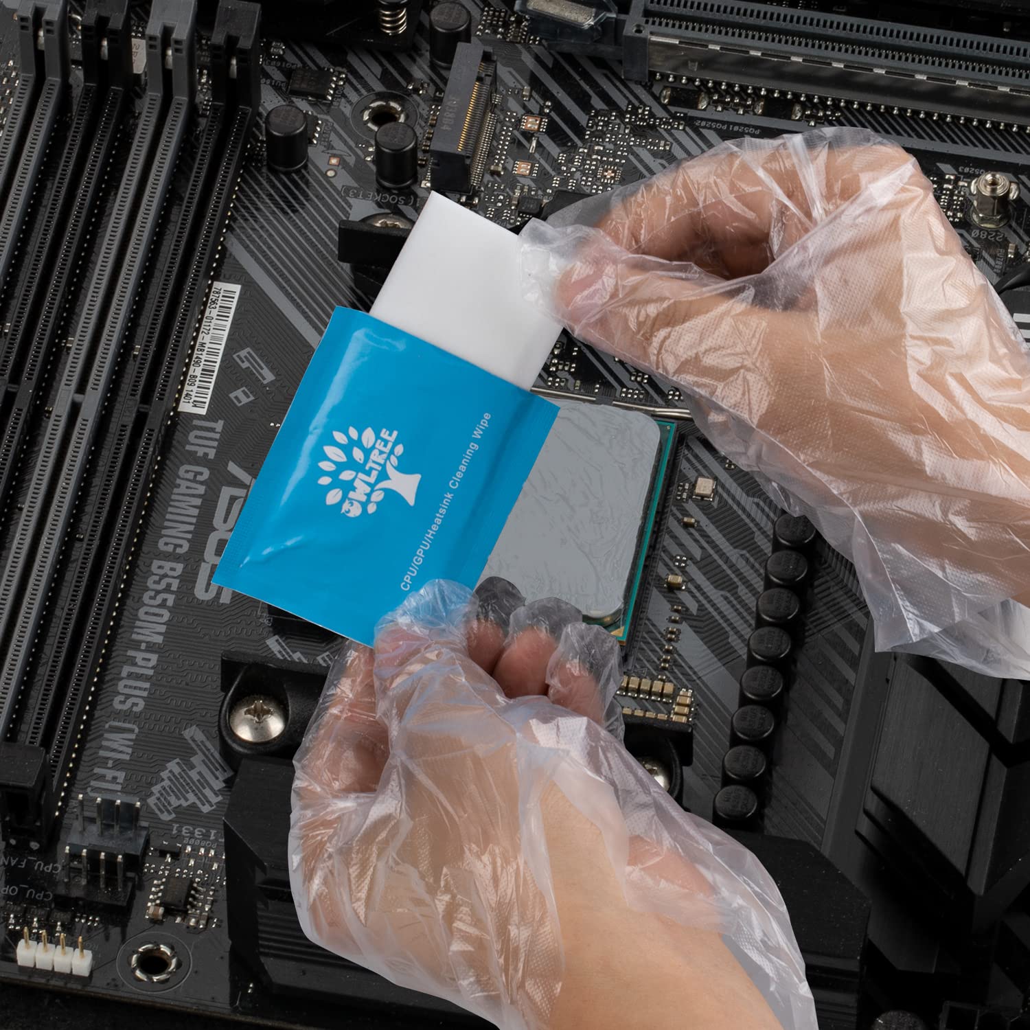 Owltree Thermal Paste Remover Kits For Cpu, Gpu, Heatsink Etc (20 Pieces Wipes)