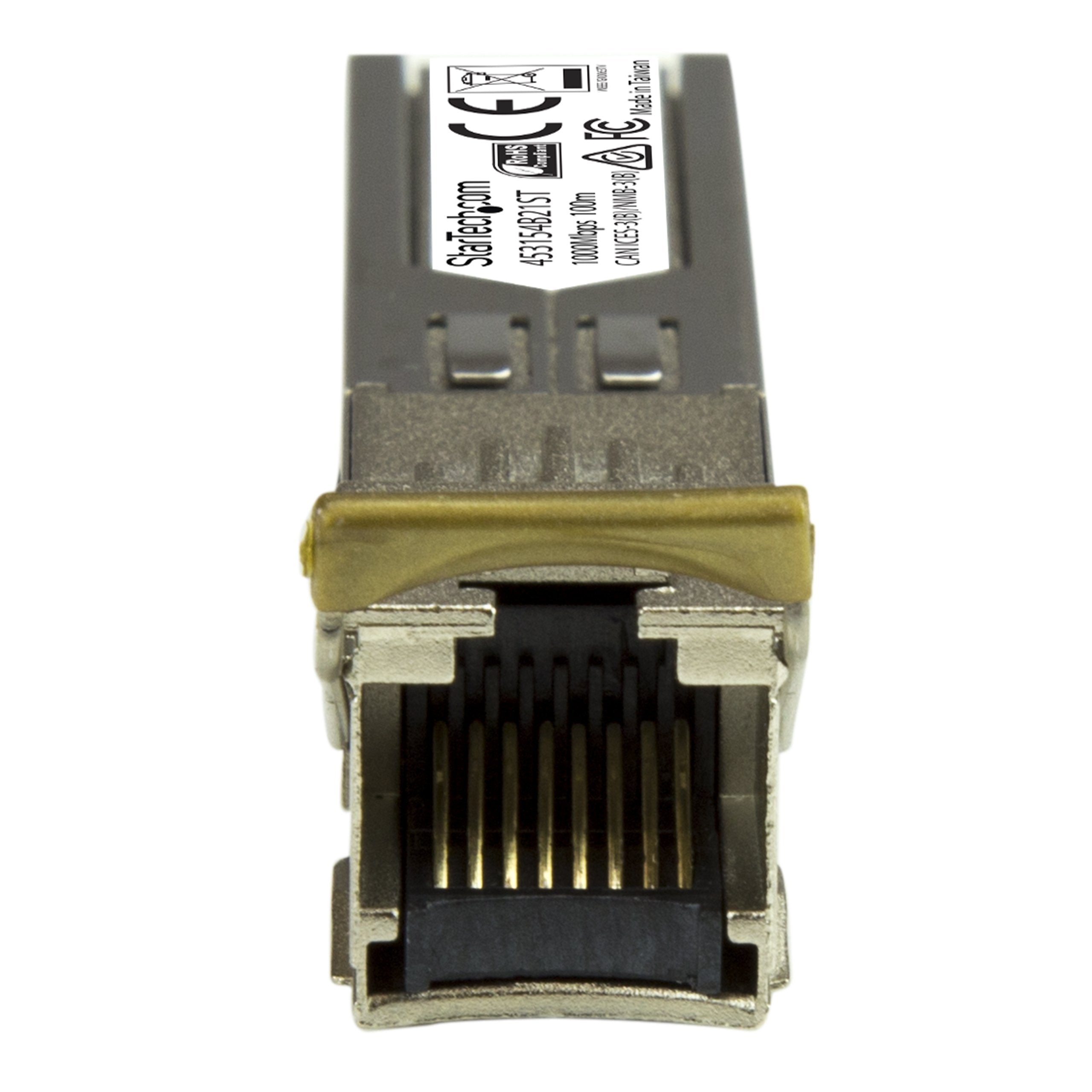Startech.Com Hpe 453154 B21 Compatible Sfp Module   1000Base T   Sfp To Rj45 Cat6/Cat5E   1Ge Gigabit Ethernet Sfp   Rj 45 100M