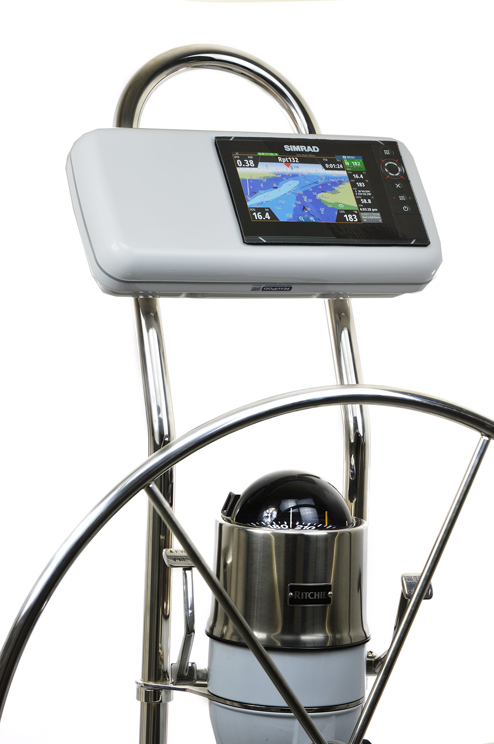 Navpod Gp1506 Systempod Pre-Cut For Simrad Nss7 Evo2/B&G Zeus2 7 And Extra Extra Space For 9.5'' Wide Guard,WBEEAB00TFRPWFM