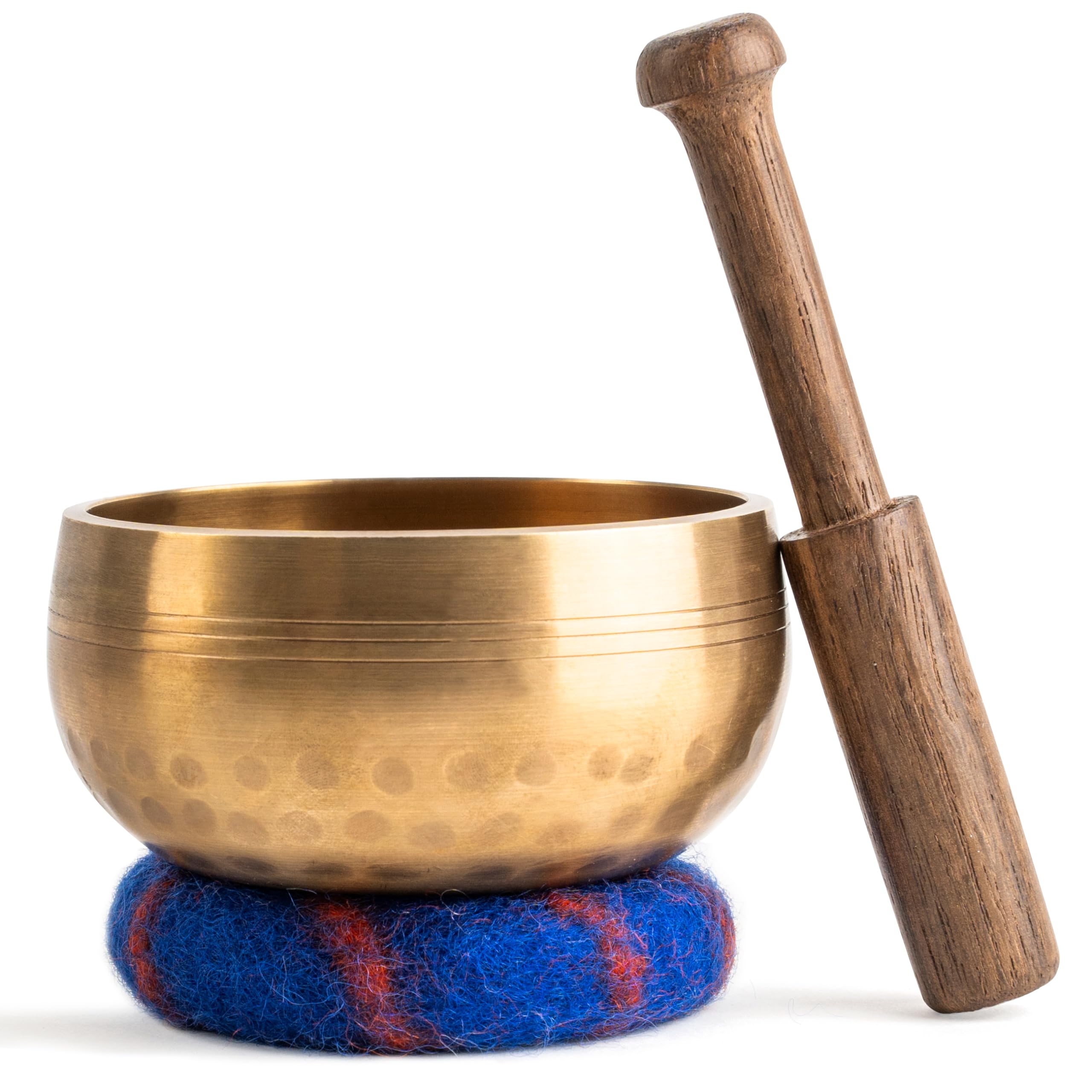 Ohm Store Tibetan Singing Bowl Set   Meditation Sound Bowl Handcrafted In Nepal For Yoga, Chakra Healing, Mindfulness, And Stres